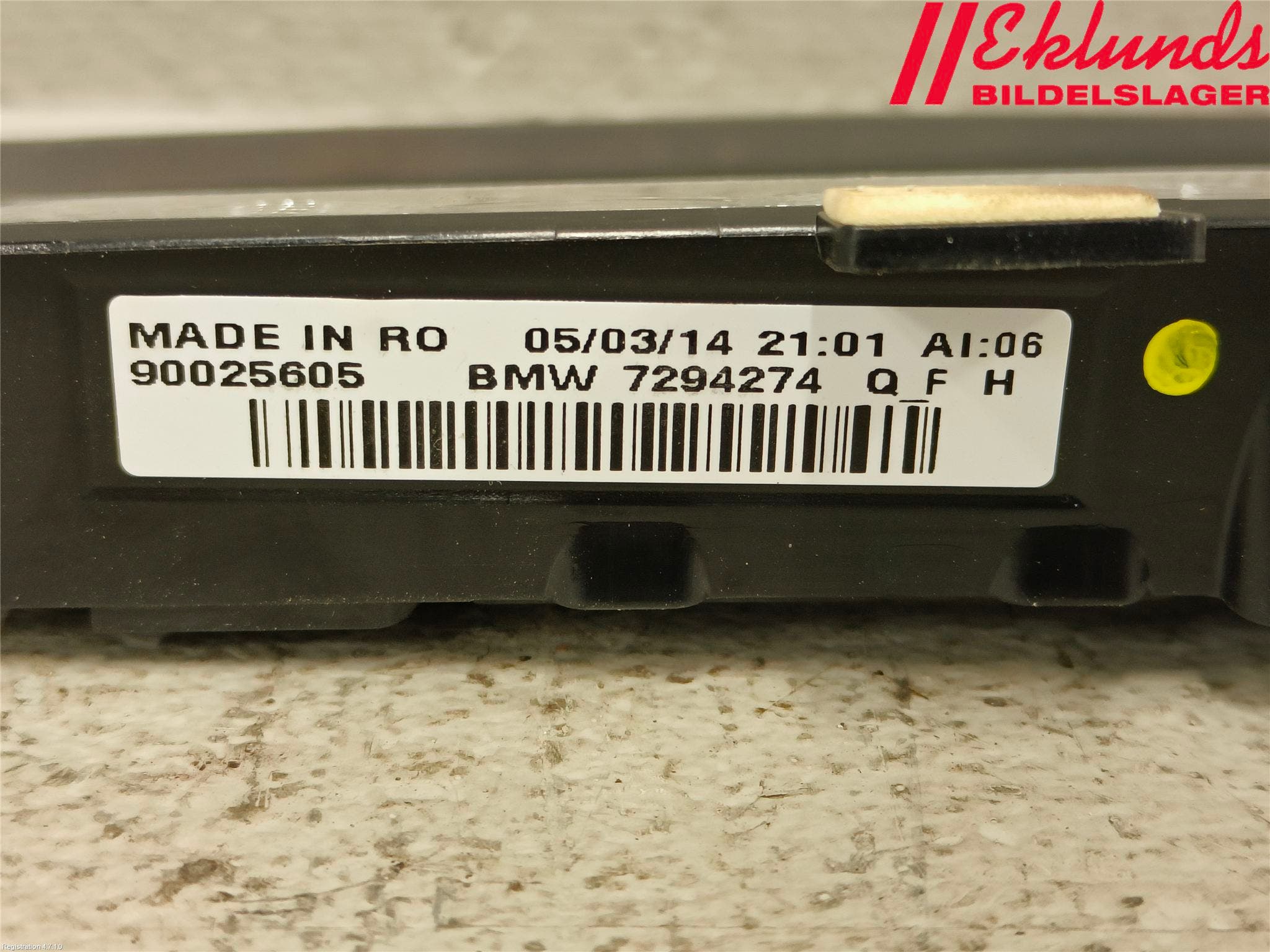 BMW 3 GT F34 13-19 Bromsljus Bakruta