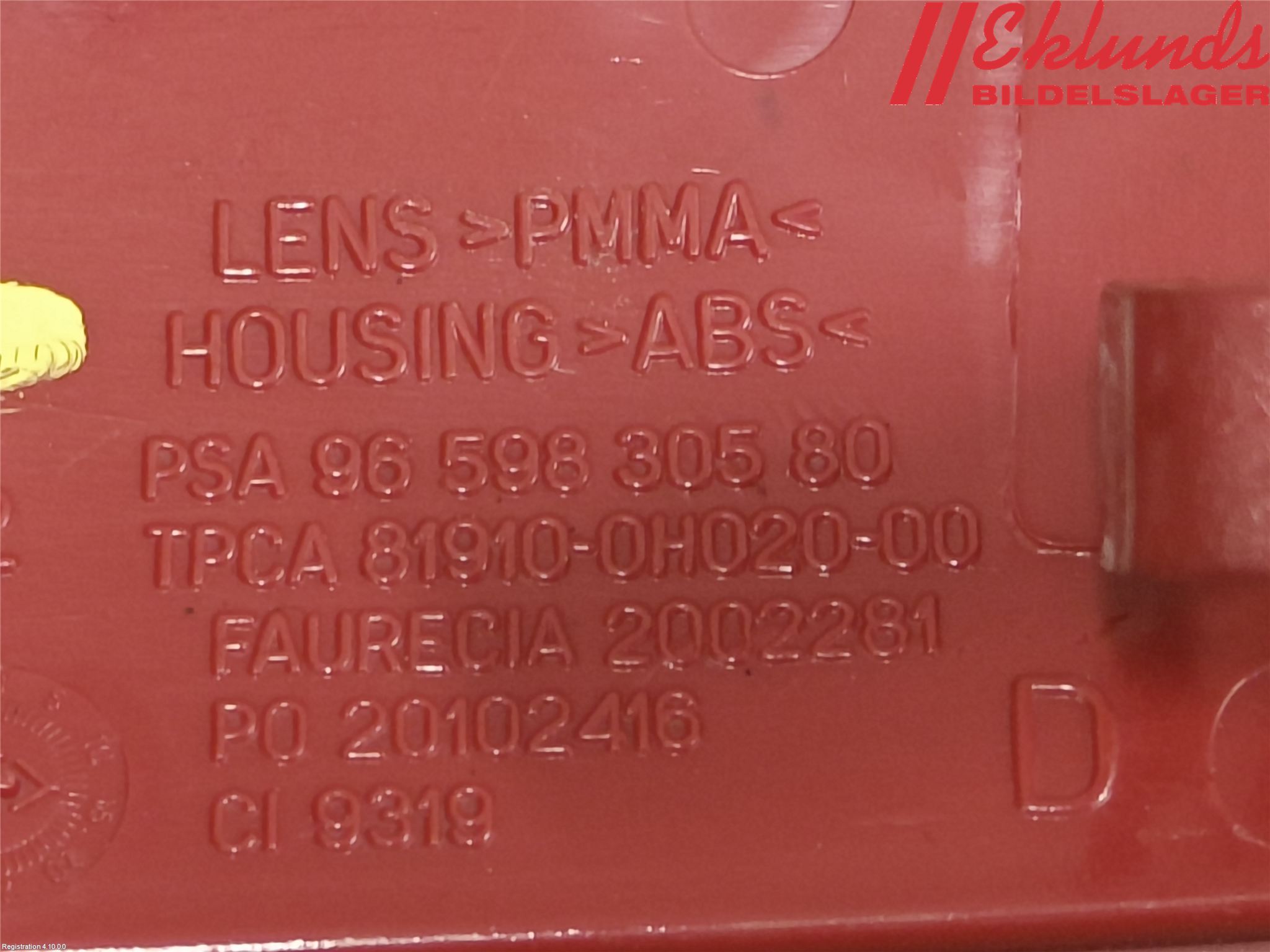 Peugeot EXPERT/E-EXPERT 17- Dimljus/Reflex Bak