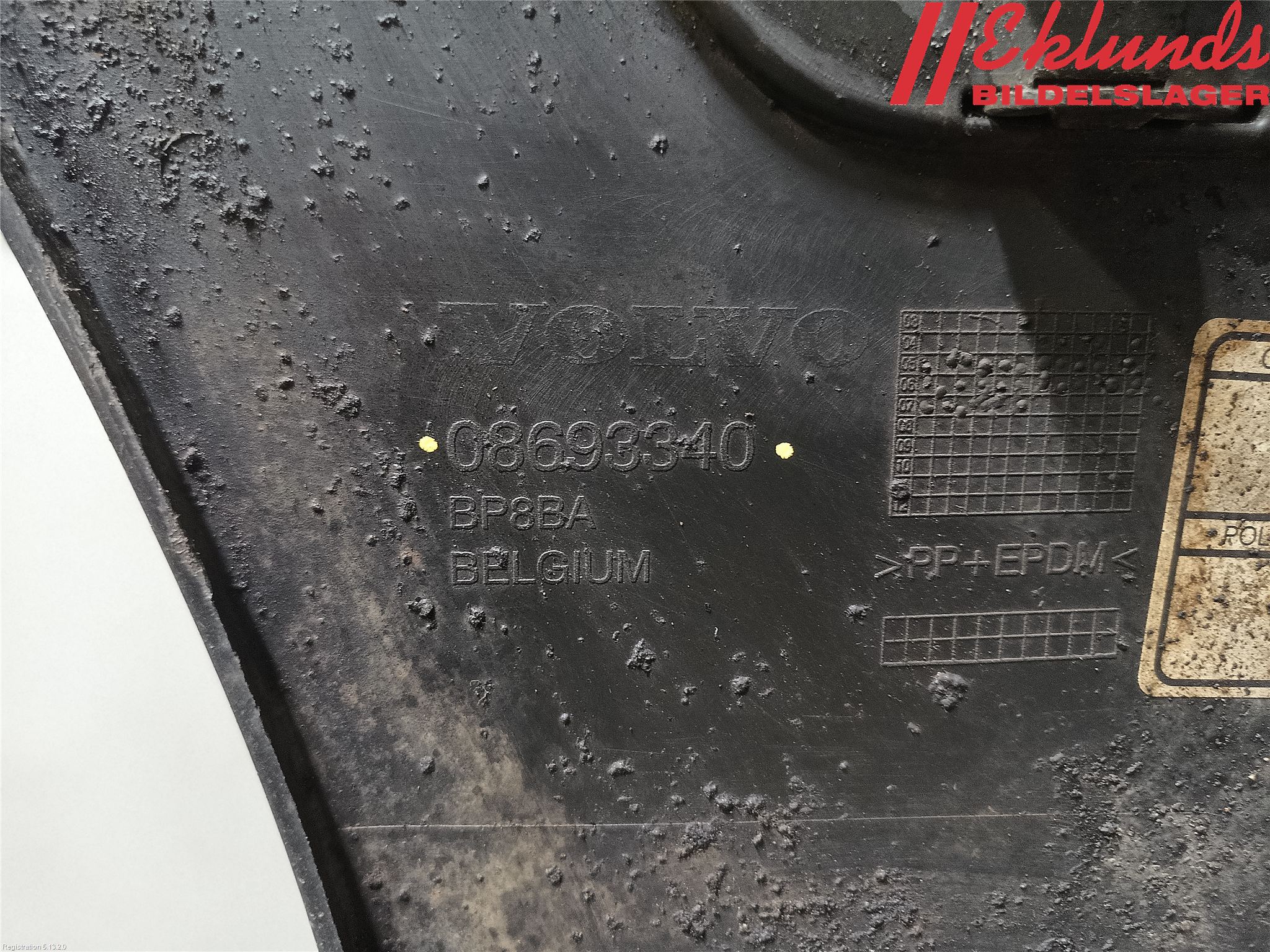 Volvo V70 05-08 Stötfångarbeklädnad Fram