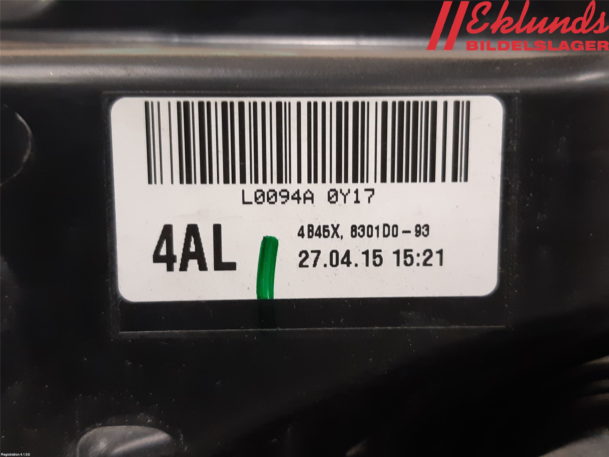 Mitsubishi OUTLANDER 13-21 Strålkastare Vänster