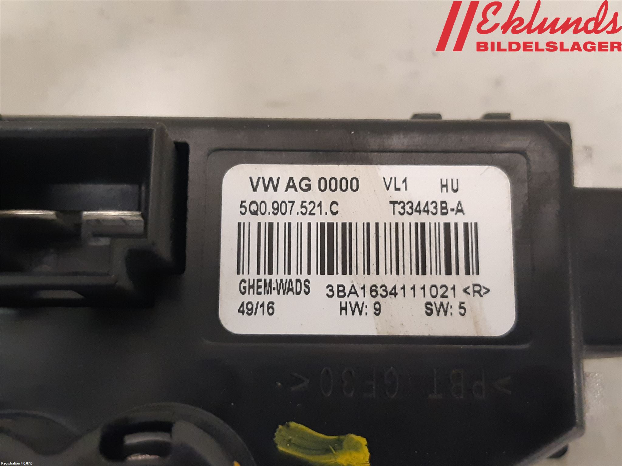 Volkswagen VW GOLF / E-GOLF VII 13-20 Värmefläktsmotstånd