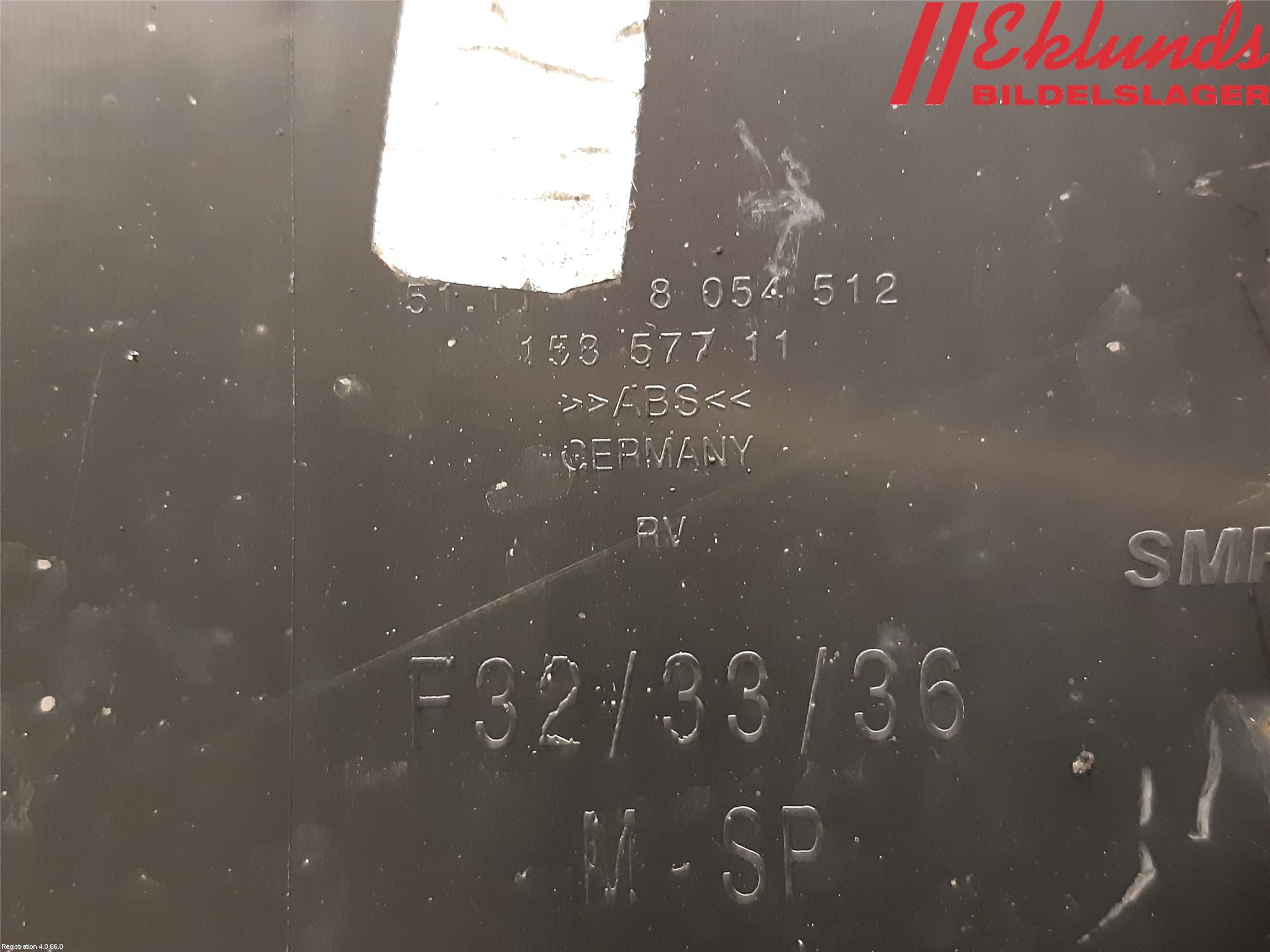 BMW 4 F36 Gran Coupé 14-20 Stöt Utfyllnad-List-Grill