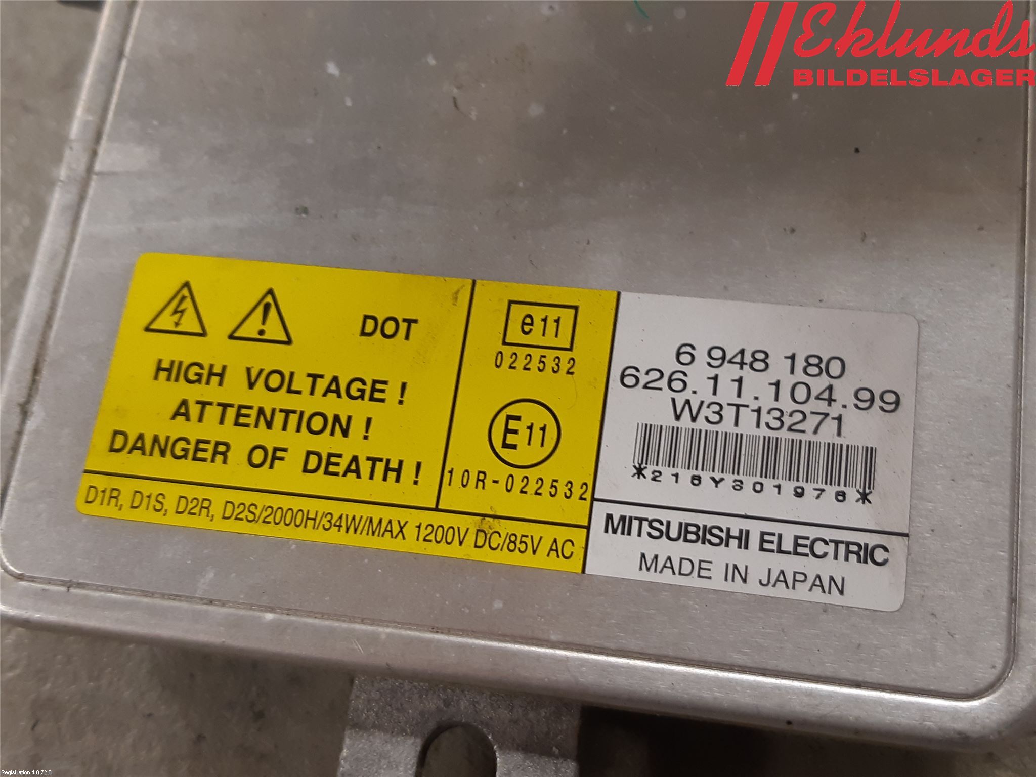 BMW 3 E90/91 SED/TOU 05-12 Styrenhet Strålkastare