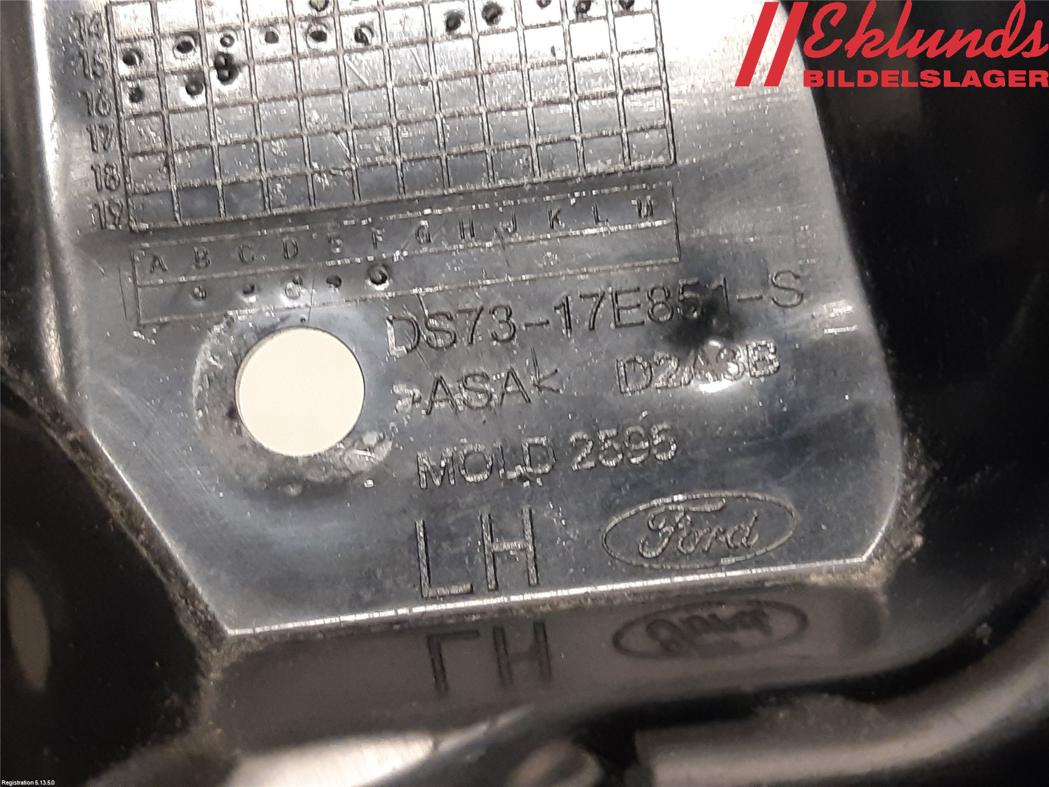 Ford MONDEO 15-22 Stötfångarfäste Bak Vä