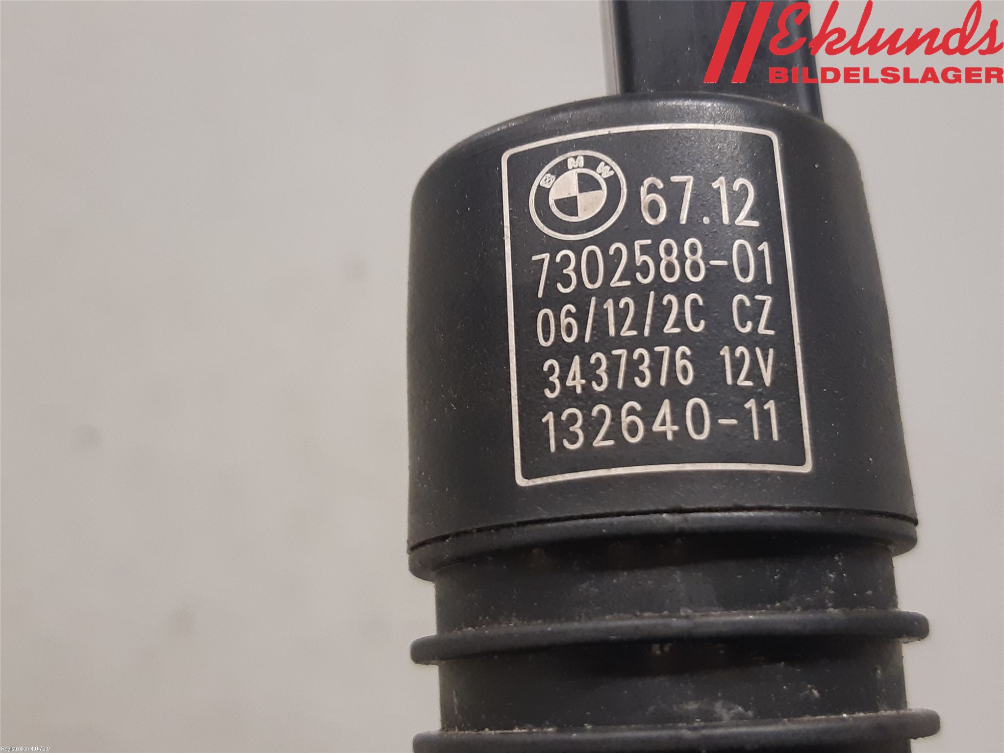 BMW X1 E84 10-15 Spolarpump Baklucka