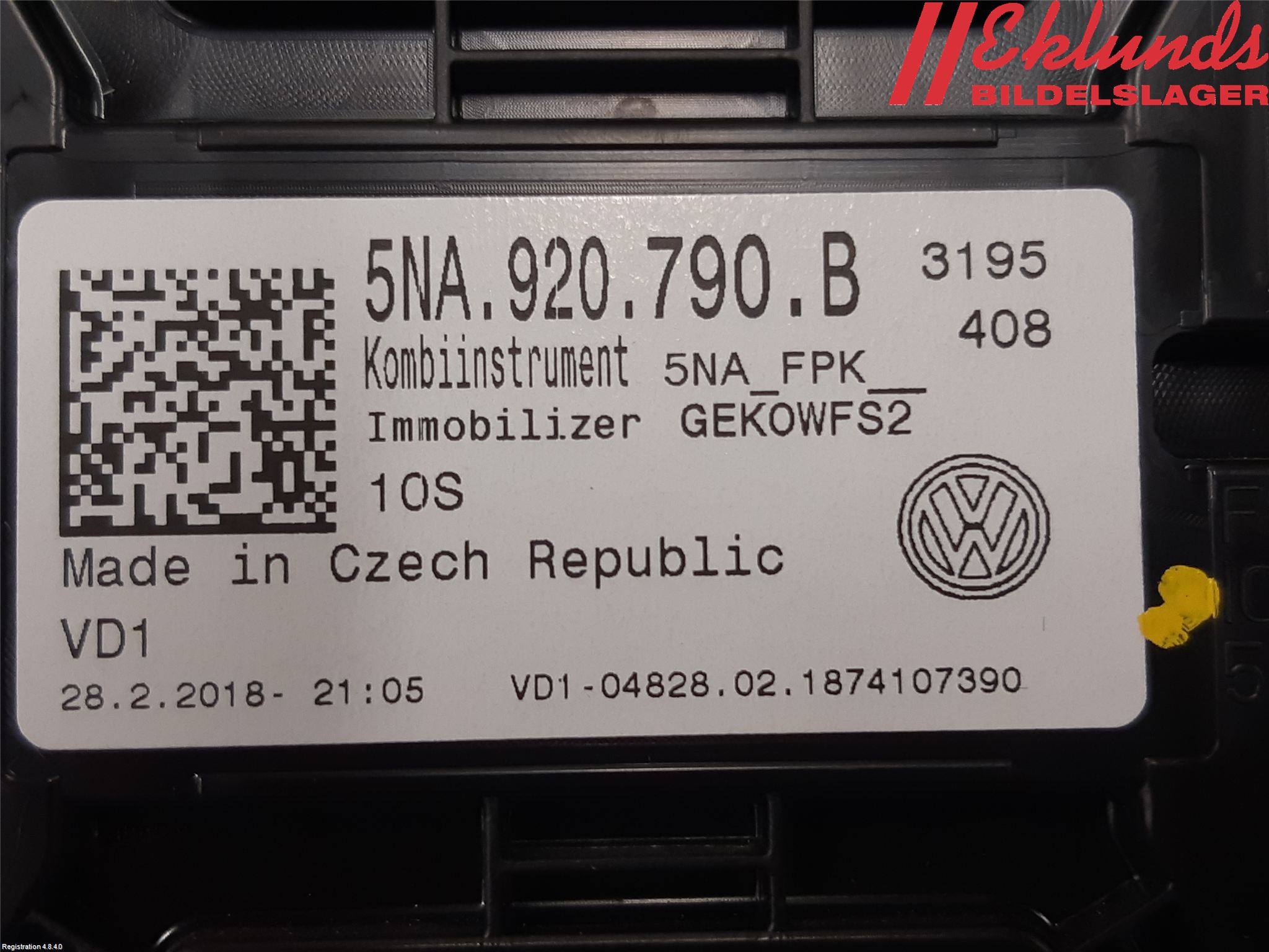 Volkswagen VW TIGUAN 16-24 Instrument Komb