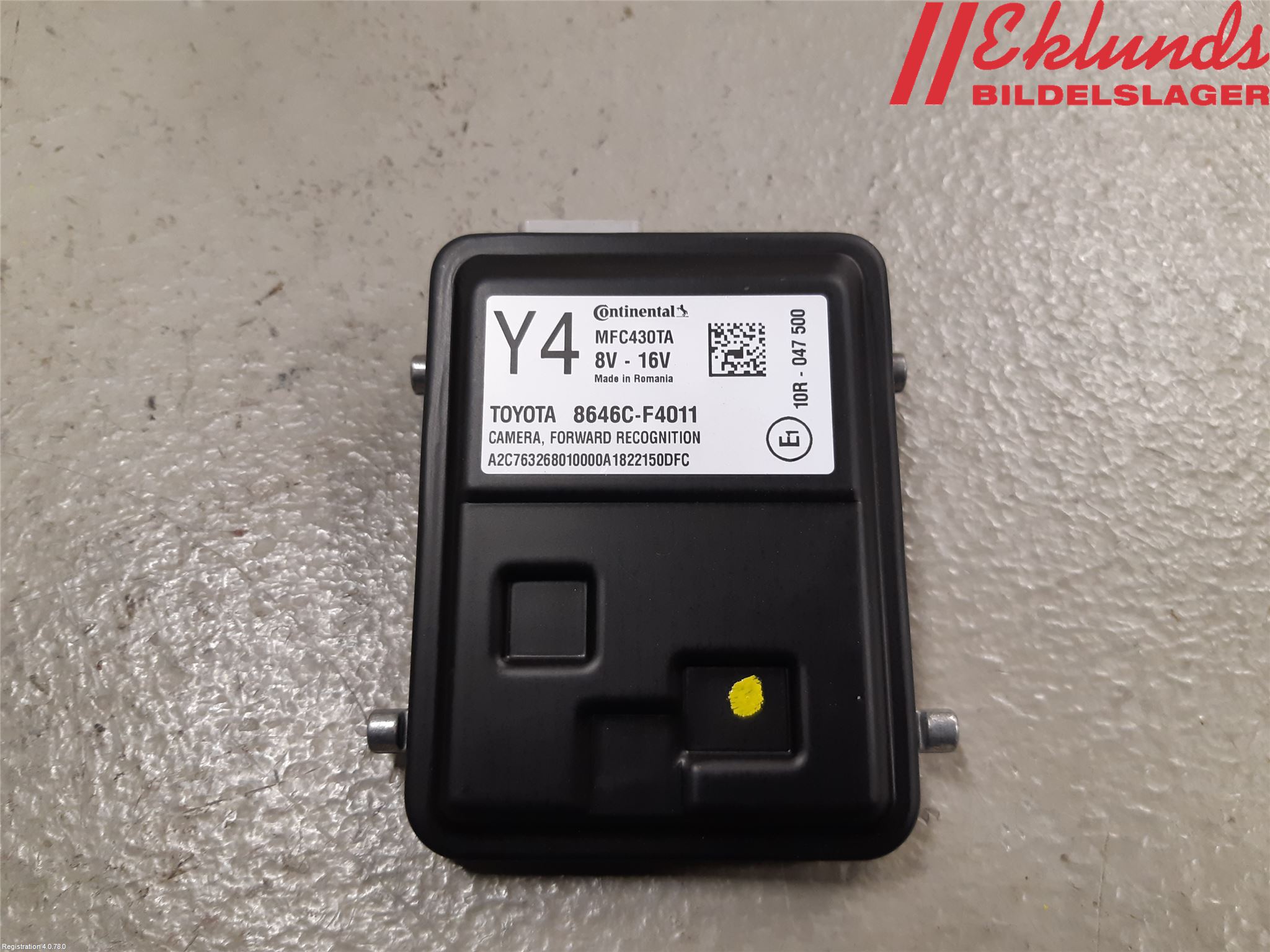 Toyota C-HR 16-23 Sensor Aktivt Kollisionsskydd