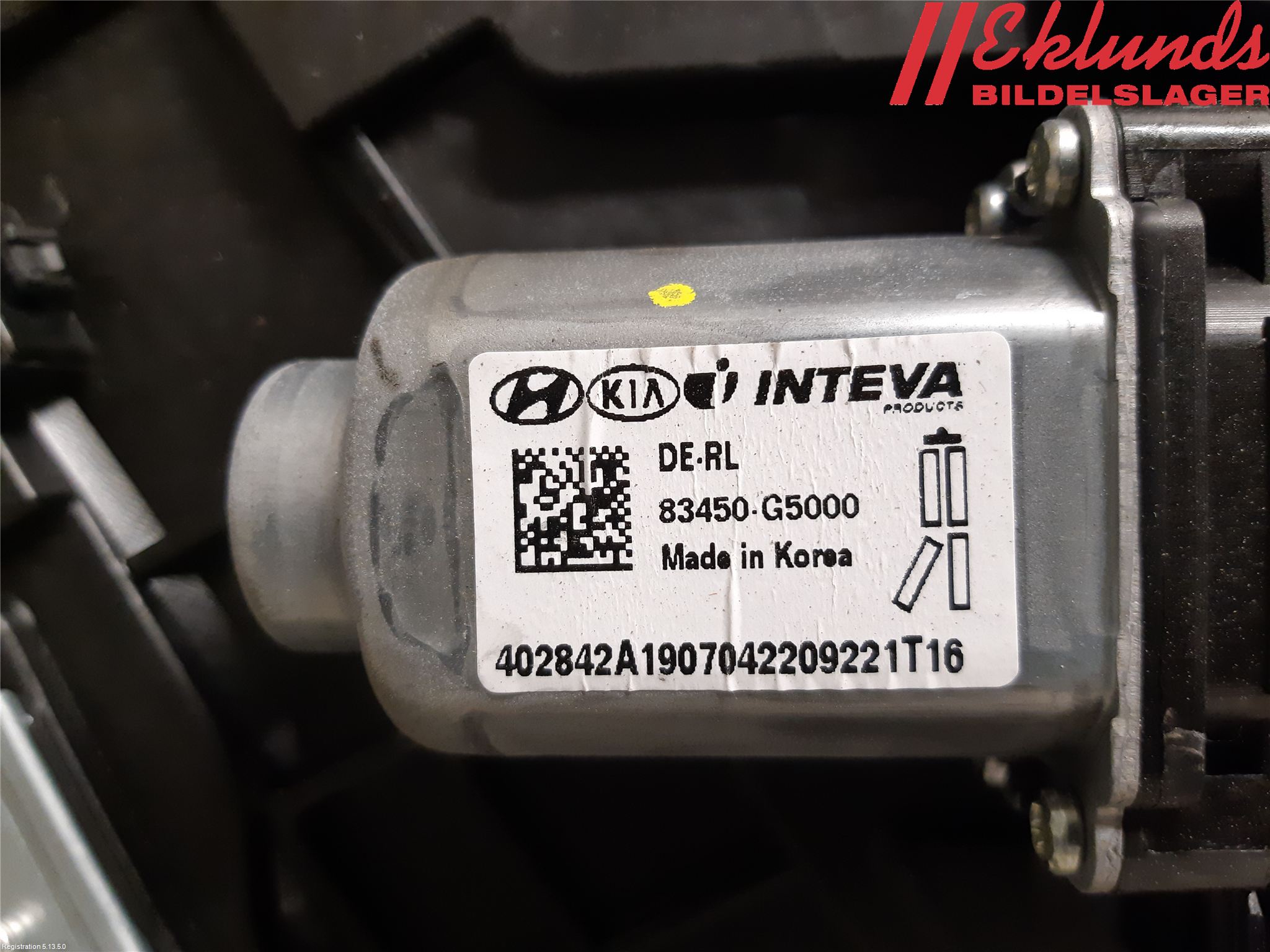 Kia NIRO (DE) 17-22 Fönsterhiss El Kompl