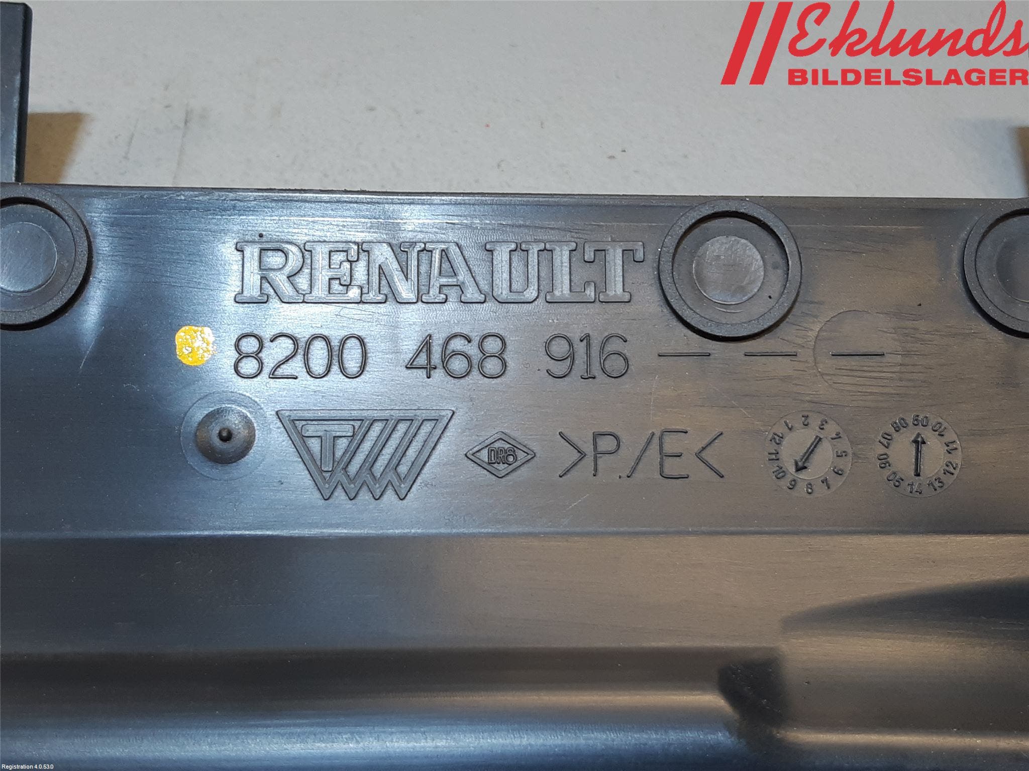 Renault CLIO III 06-09 Deflektor Plåt-Plast Kylning