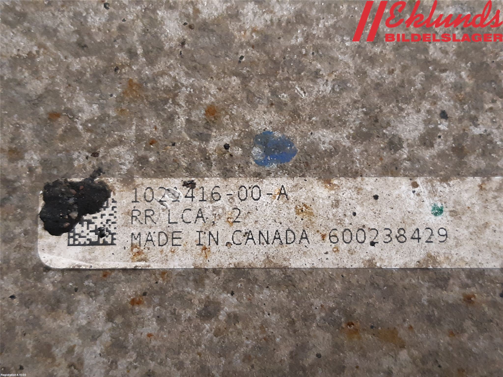 Tesla MODEL S 13- Bärarm Bak Vänster