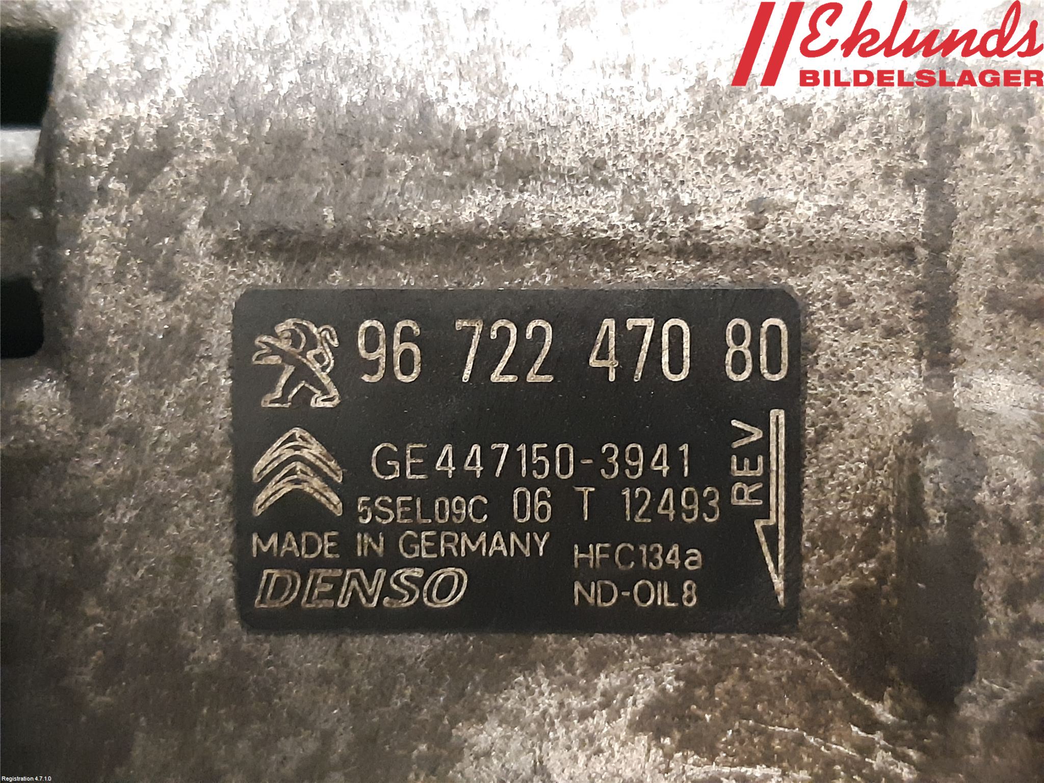 Peugeot 2008 13-20 Ac Kompressor