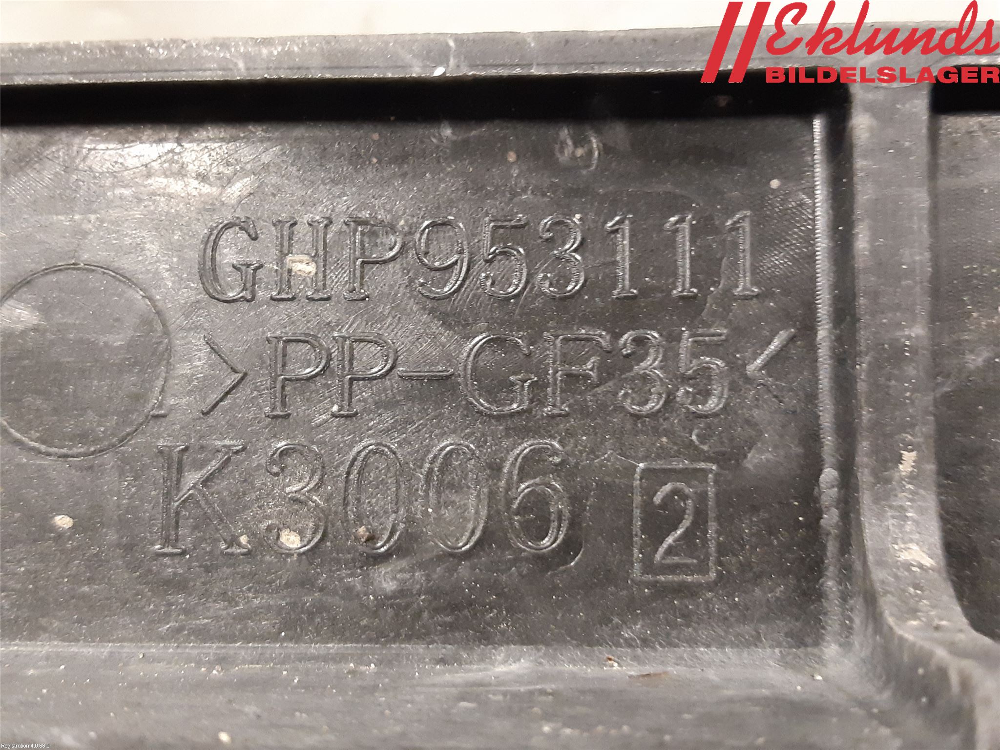 Mazda 6 13- Frontplåt