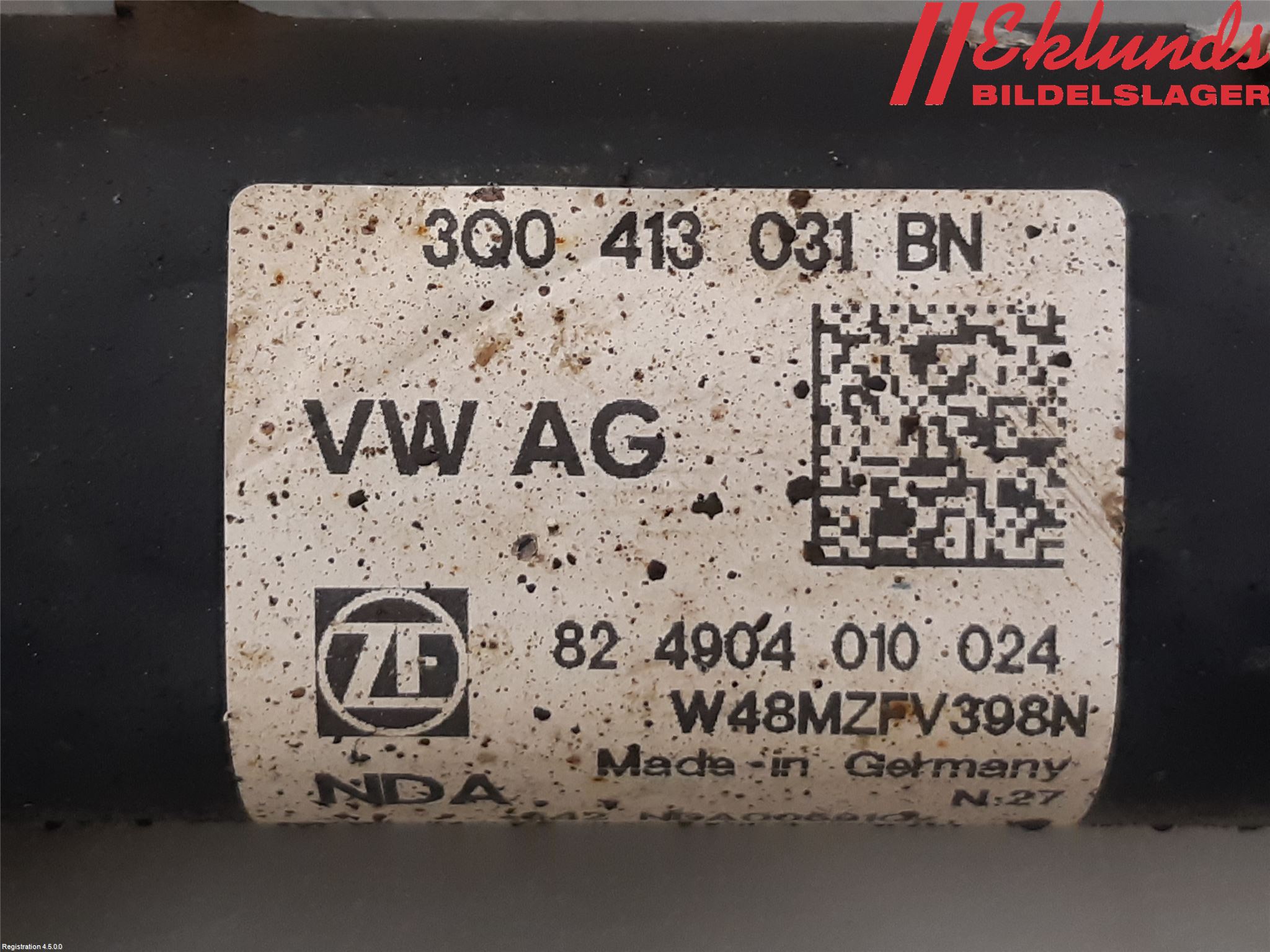 Volkswagen VW PASSAT 15-19 Fjäderben Fram Höger