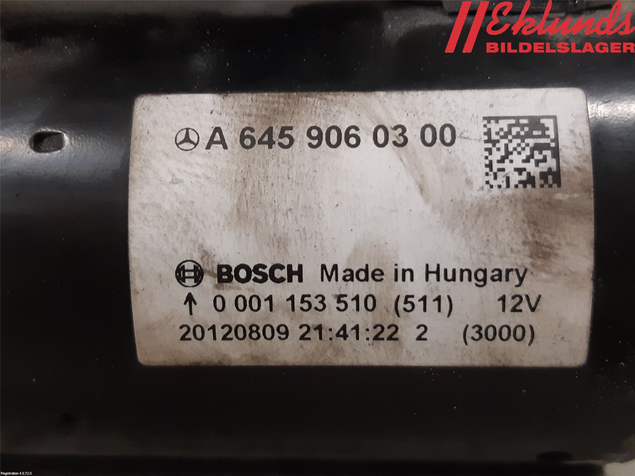 Mercedes-Benz MB B-KLASS (W246/W242) 12-19 Startmotor Diesel