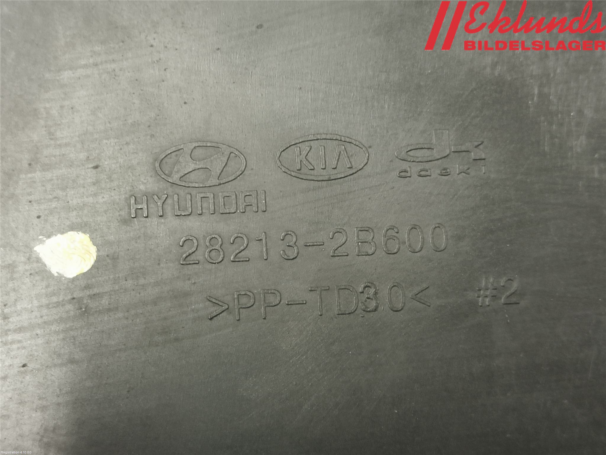 Hyundai SANTA FE  06-12 Deflektor Plåt-Plast Kylning