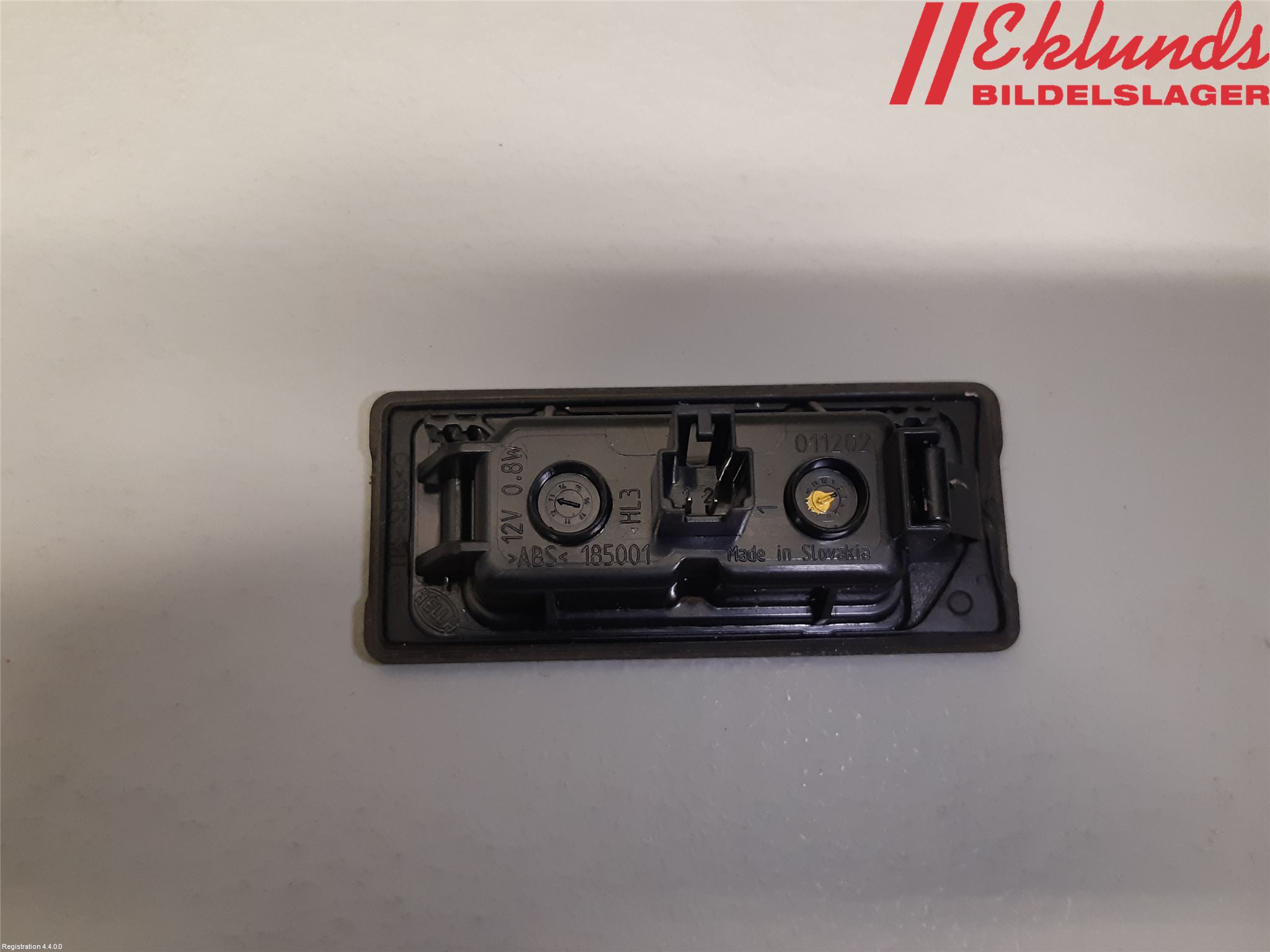 Volkswagen VW PASSAT 11-14 Skylt Belysning