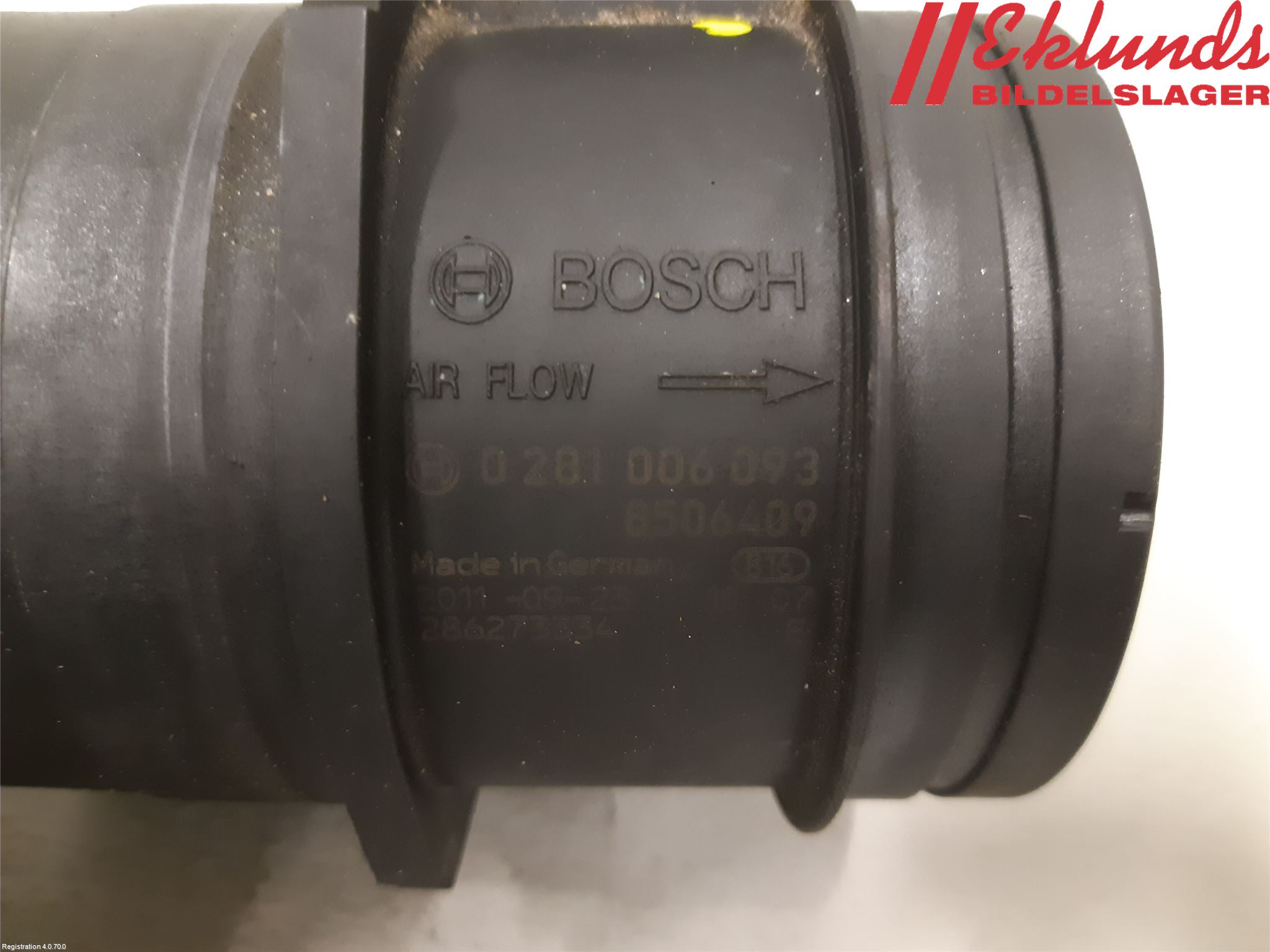 BMW 3 E90/91 SED/TOU 05-12 Injluftmassamätare