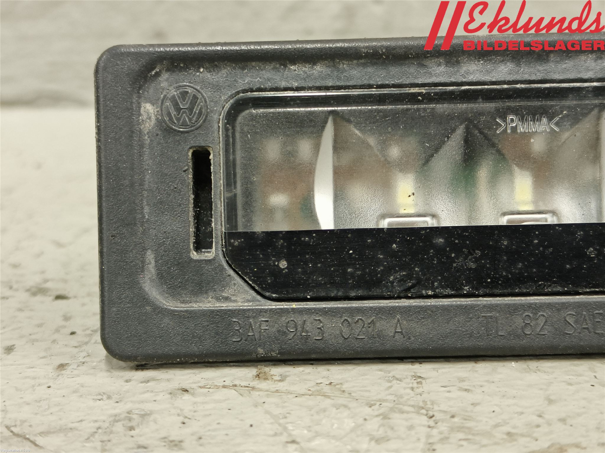 Volkswagen VW PASSAT 15-19 Skylt Belysning