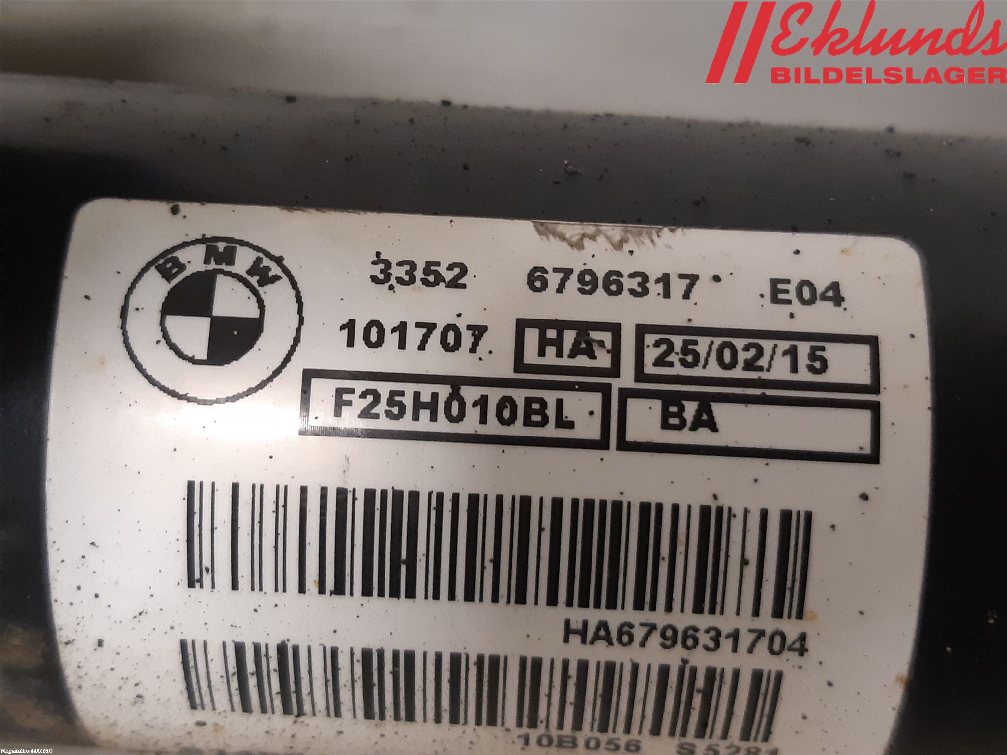 BMW X4 F26 14-18 Fjäderben Bak Höger