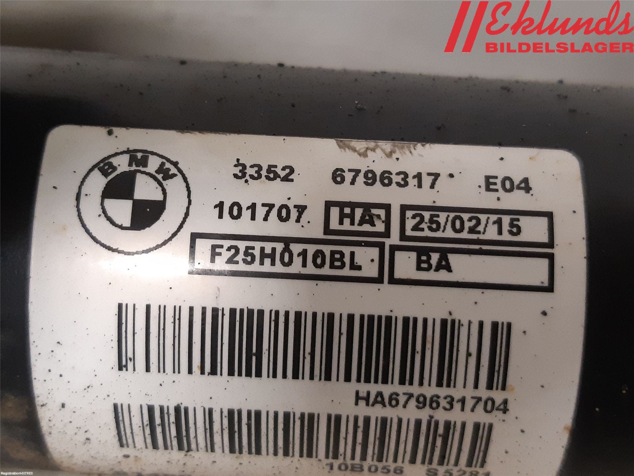 BMW X4 F26 14-18 Fjäderben Bak Höger