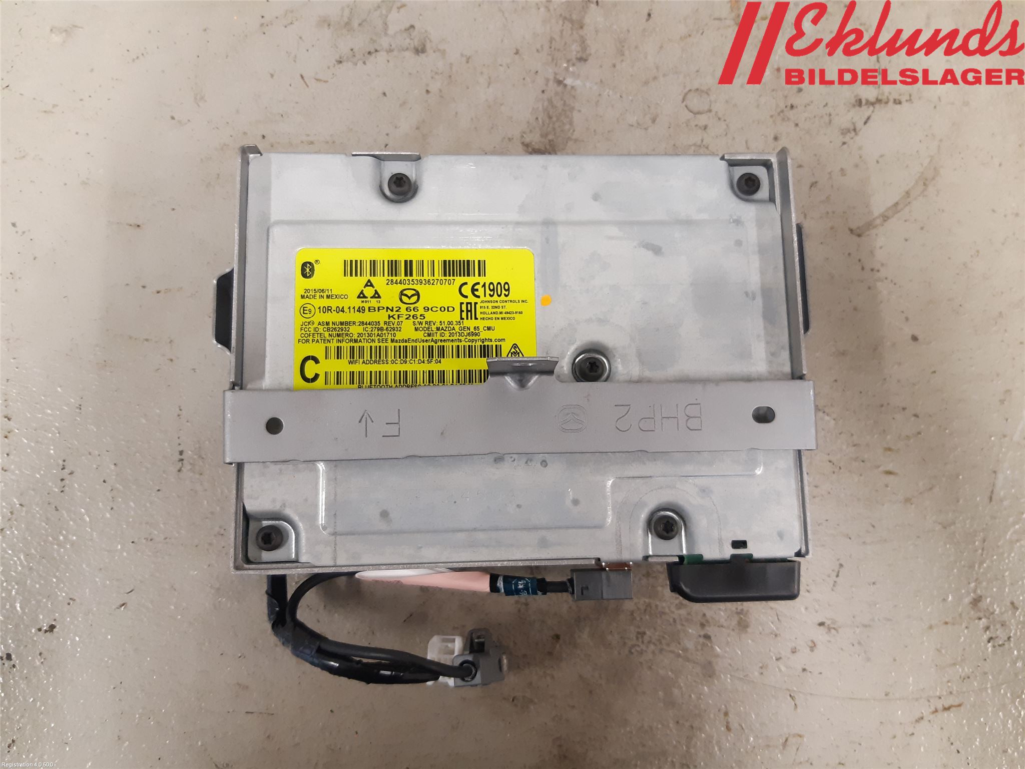 Mazda 3 III 14-19 Radio Övrigt