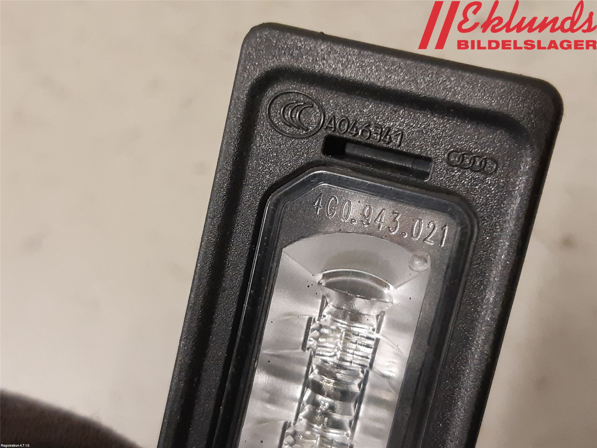 Audi A5 07-16 Skylt Belysning