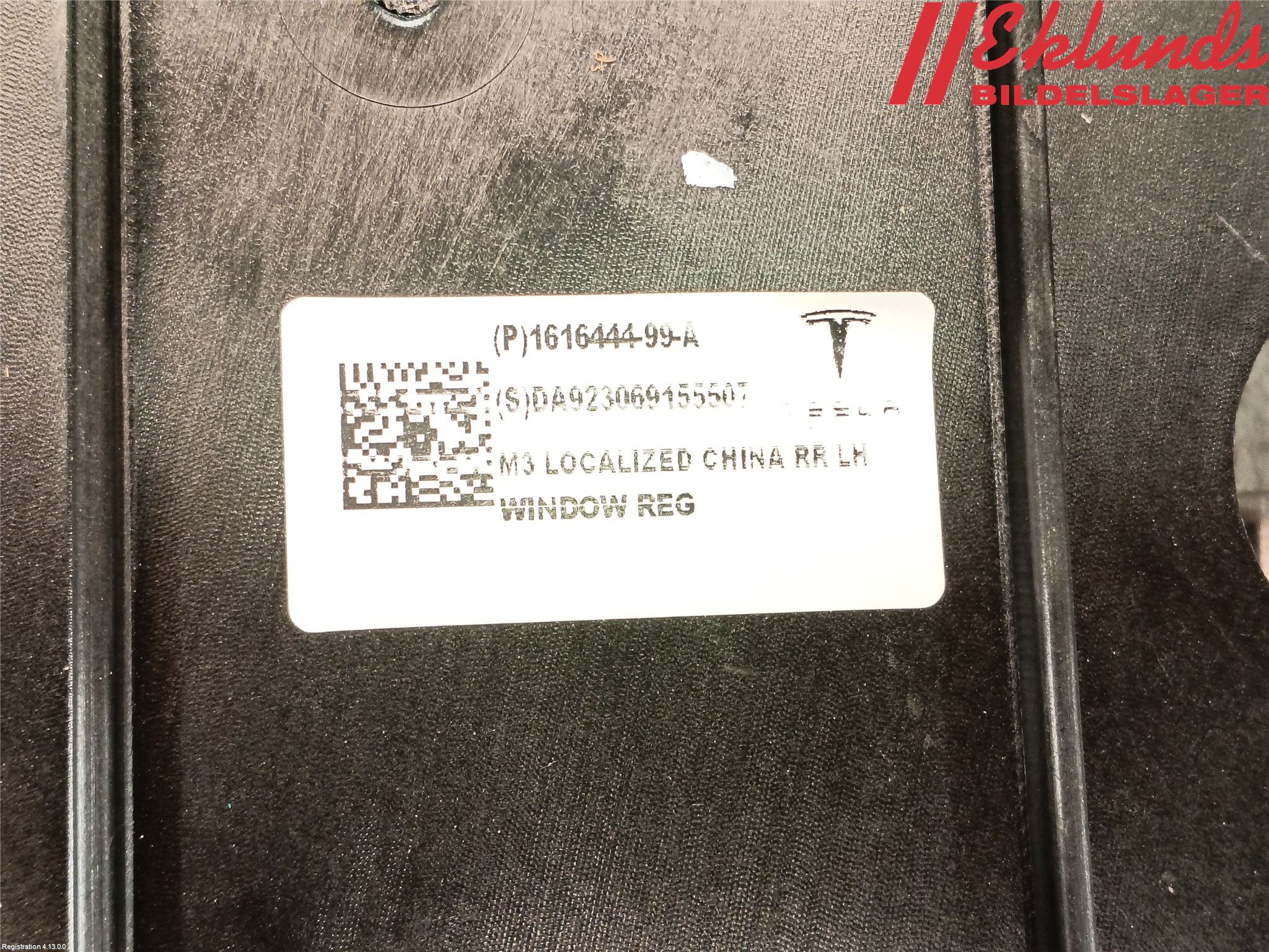 Tesla MODEL 3 17- Fönsterhiss El Kompl