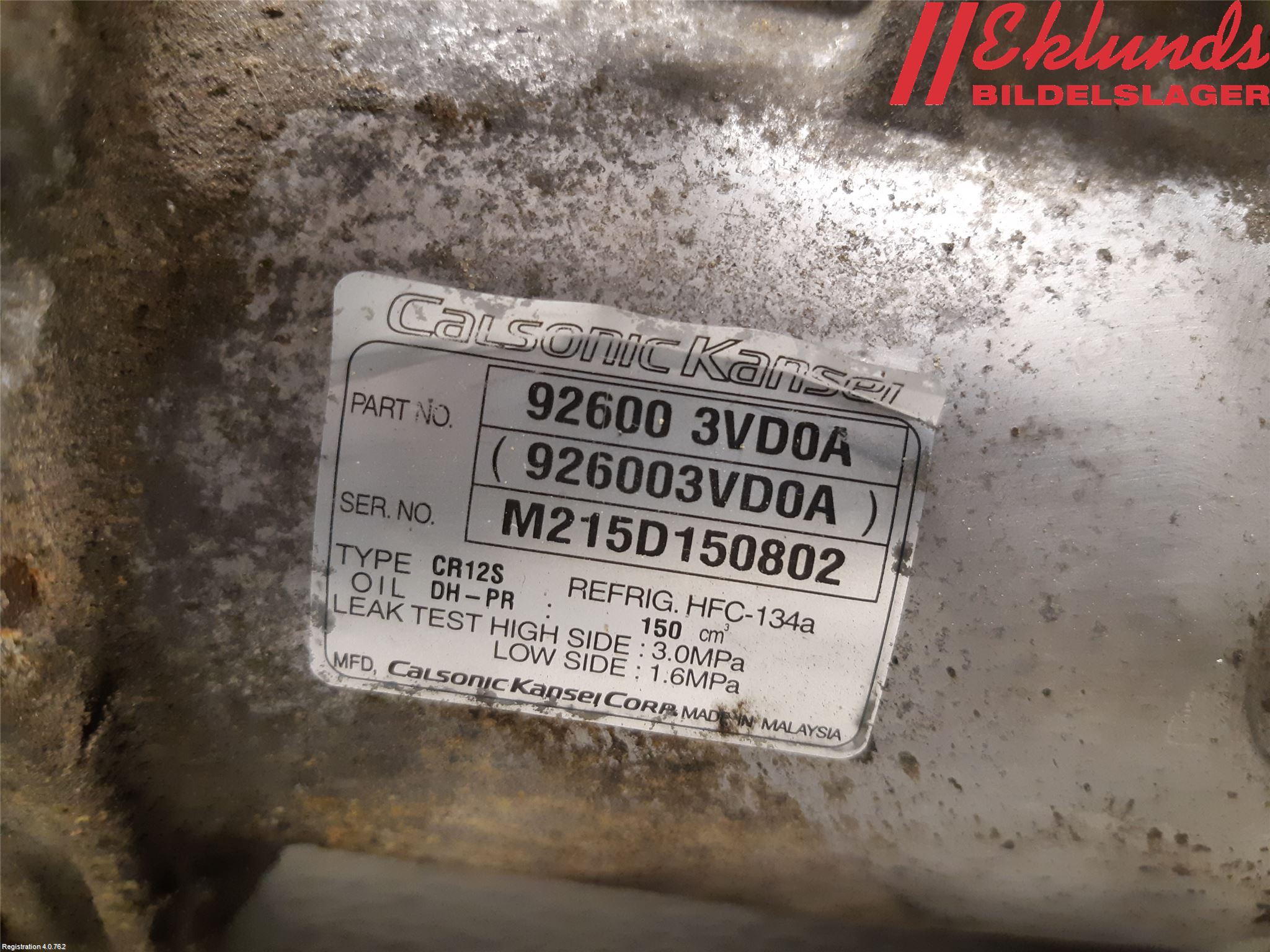 Nissan NV200/NV200 COMBI Ac Kompressor