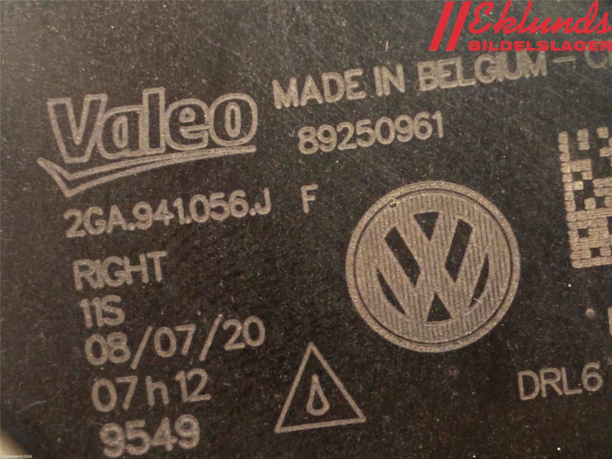Volkswagen VW T-ROC 18- Blinkers Fram Höger