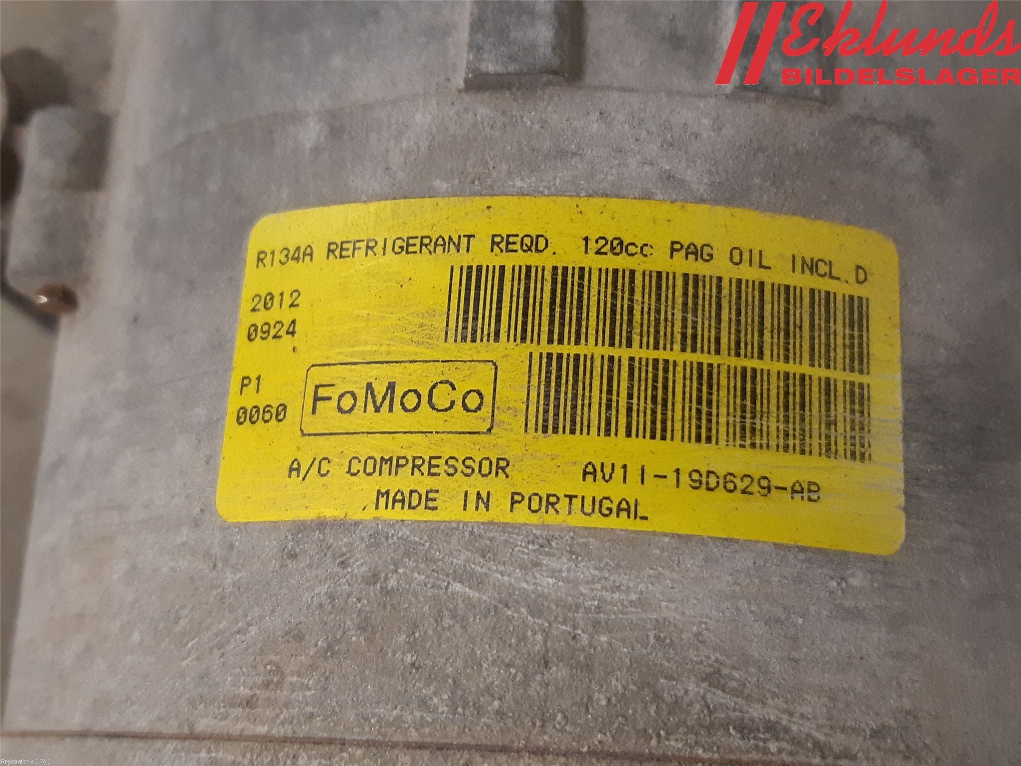 Ford FIESTA 09-12 Ac Kompressor