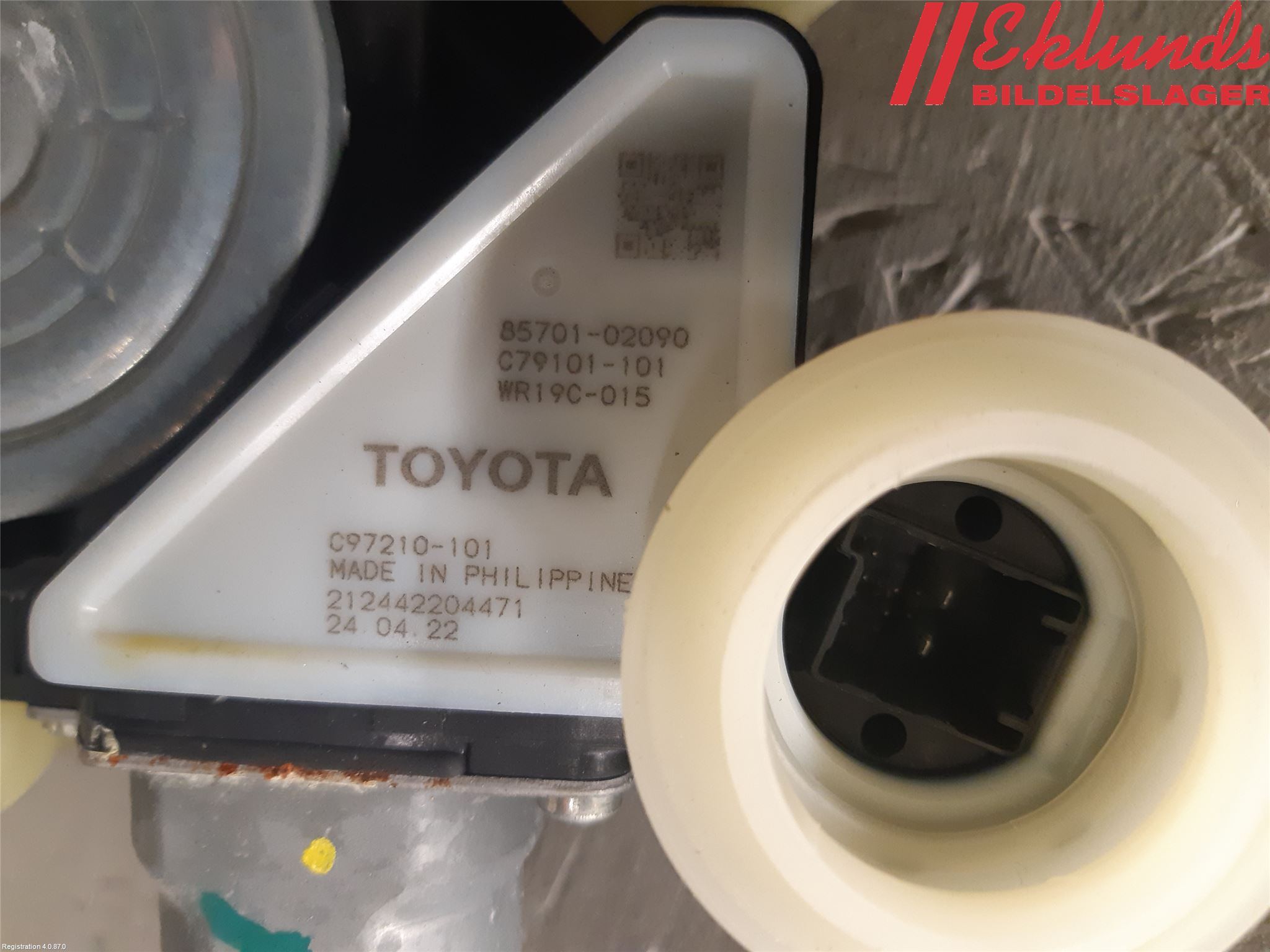 Toyota COROLLA 19- Fönsterhiss El Kompl