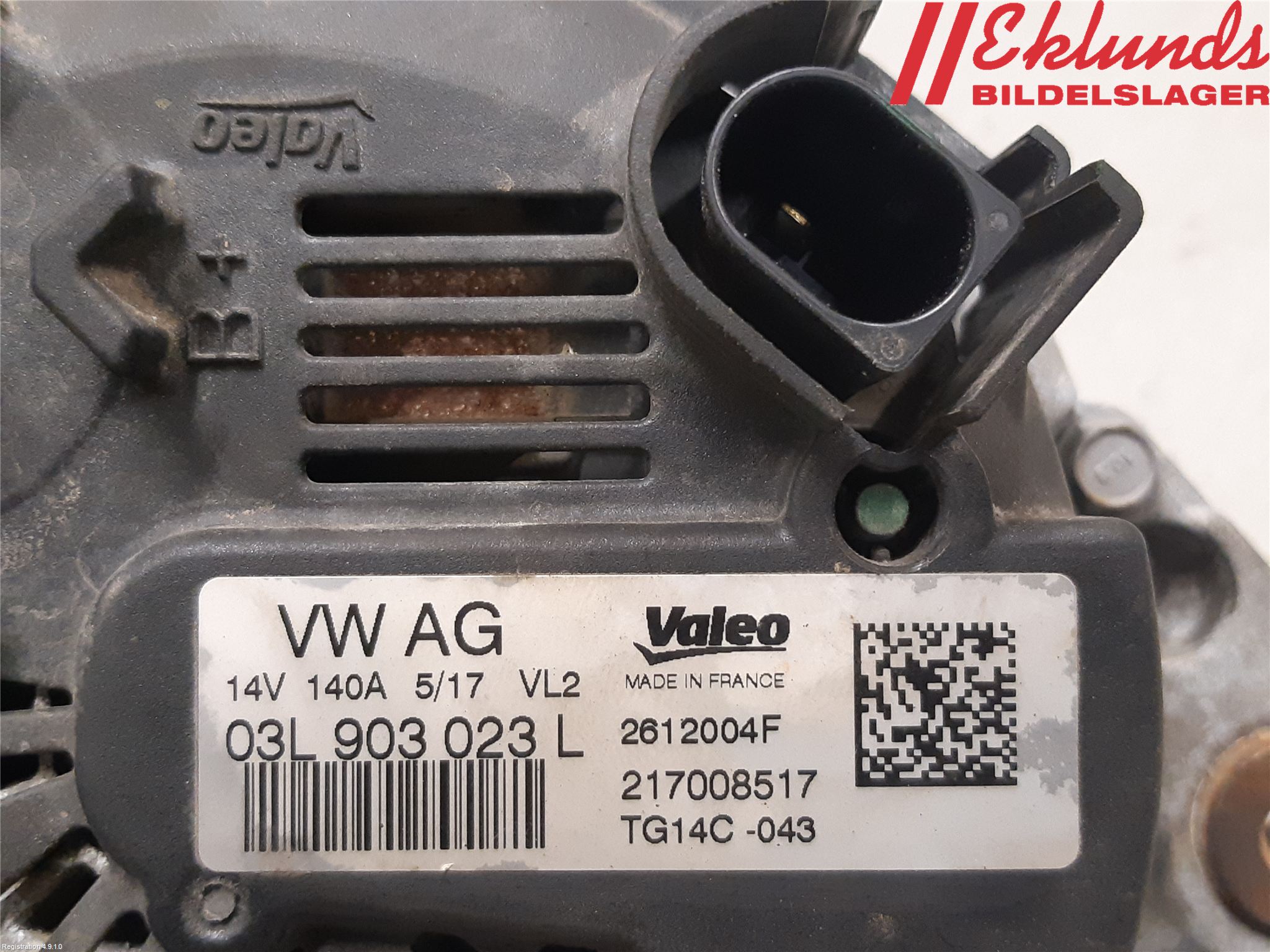 Volkswagen VW CADDY 16-20 Generator