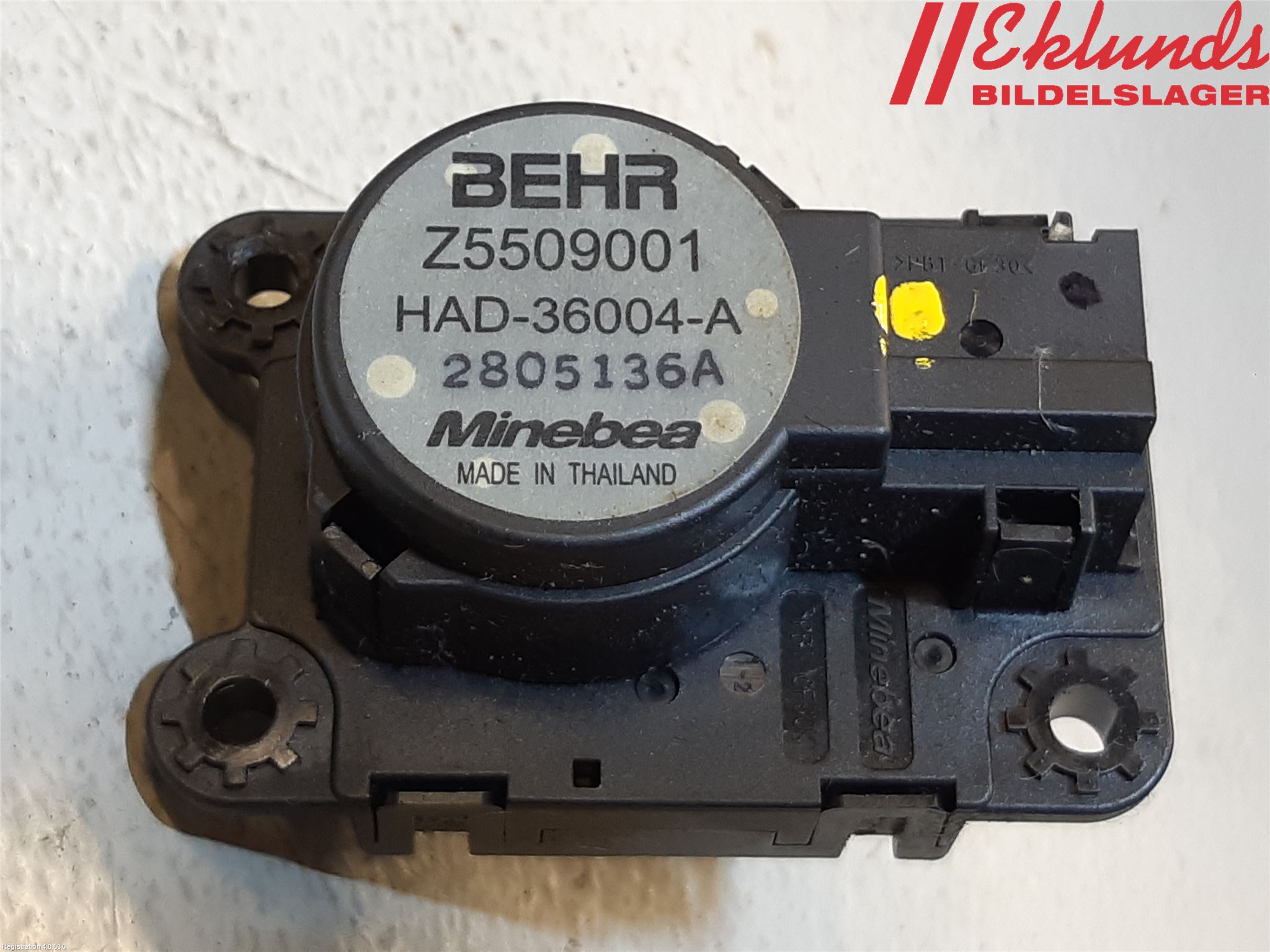 Citroen DS3 Värme Reglermotor