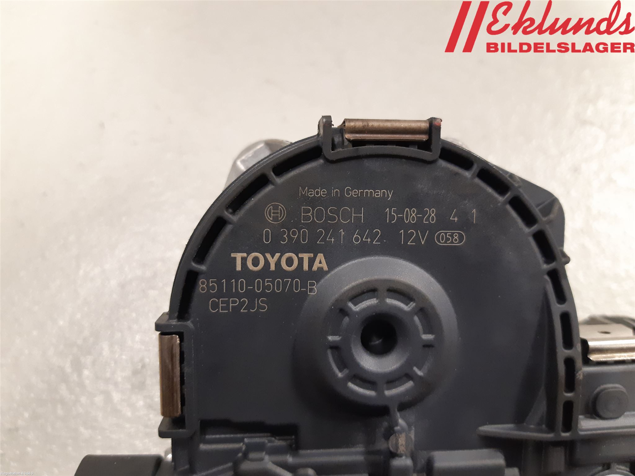 Toyota AVENSIS 16-18 Torkarmotor Vindruta