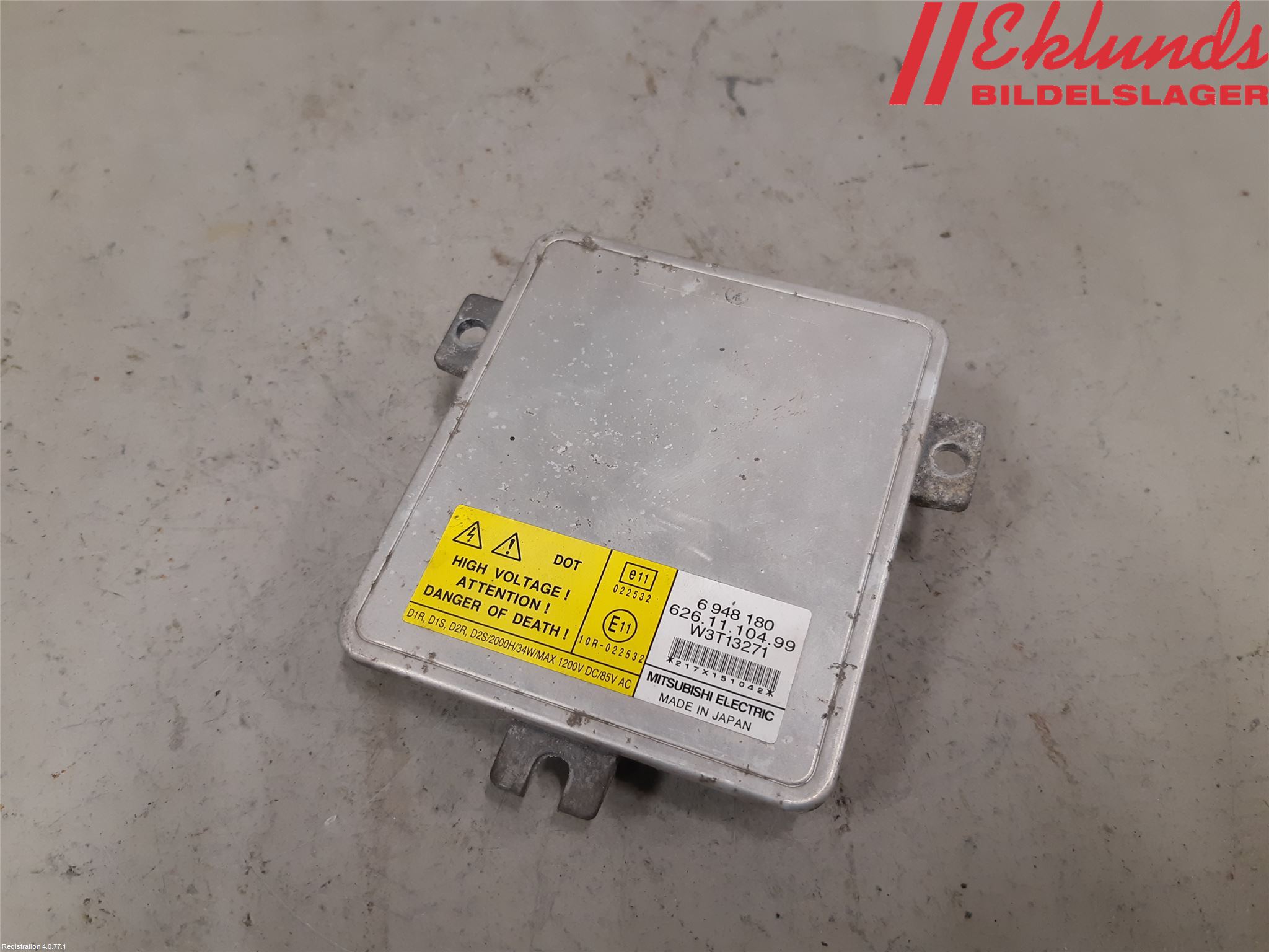 Volvo V70 08-13 Styrenhet Strålkastare