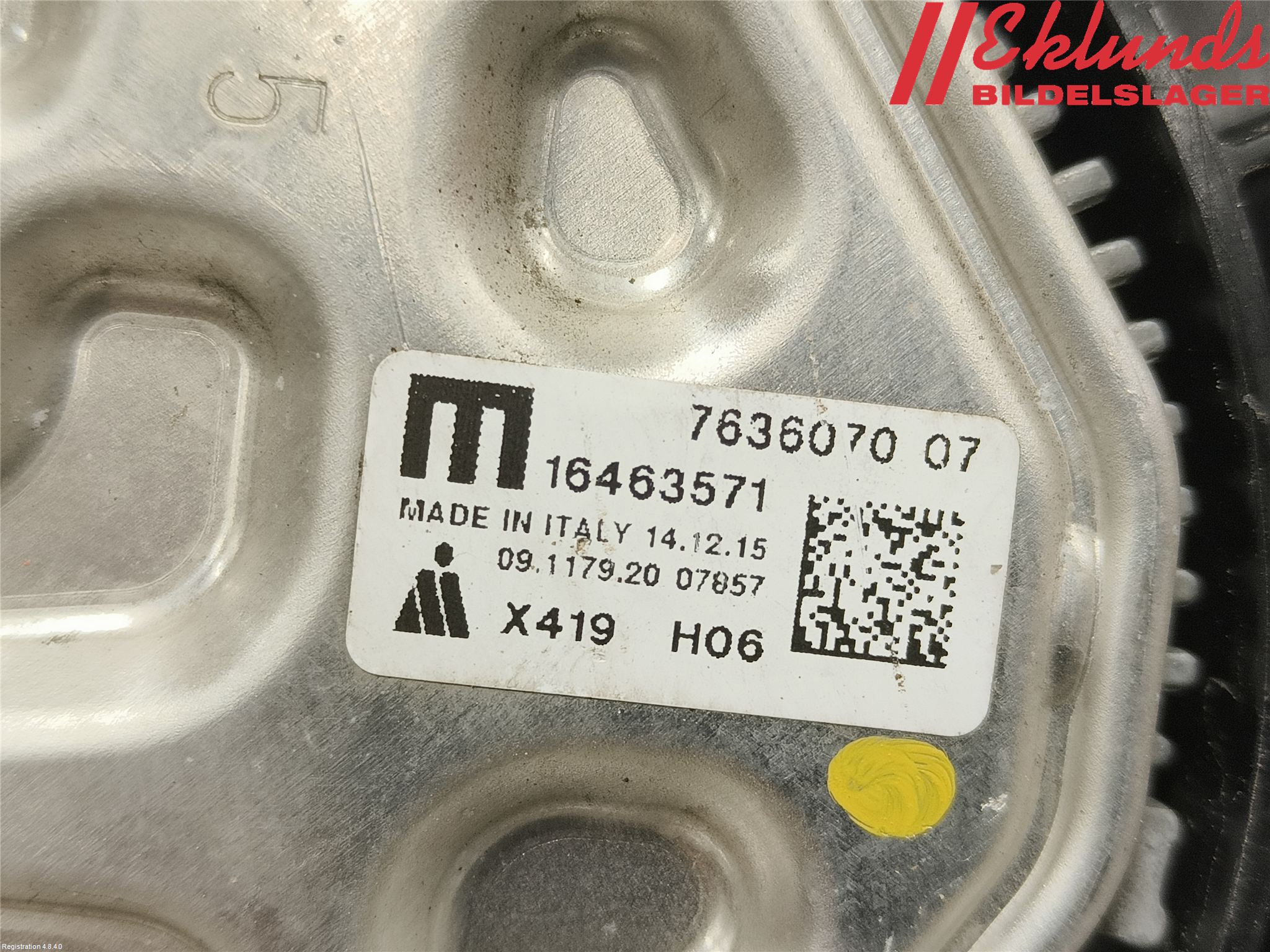 BMW X1 F48 15-22 Kylfläkt El