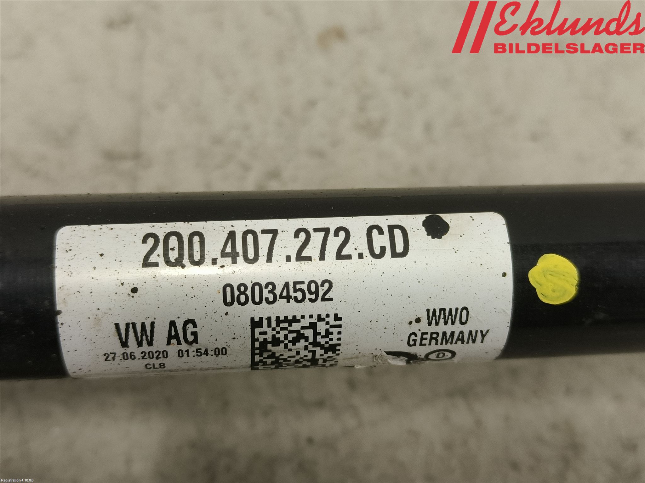 Skoda SCALA 19- Drivaxel Fram Höger