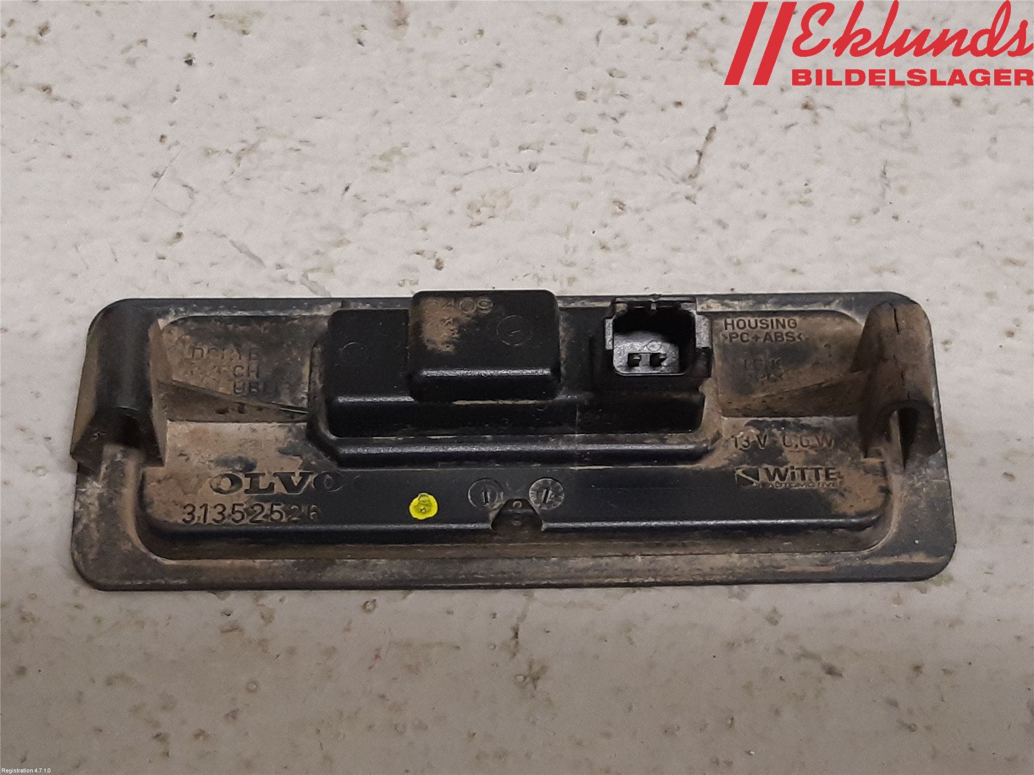 Volvo V40 12-19 Skylt Belysning