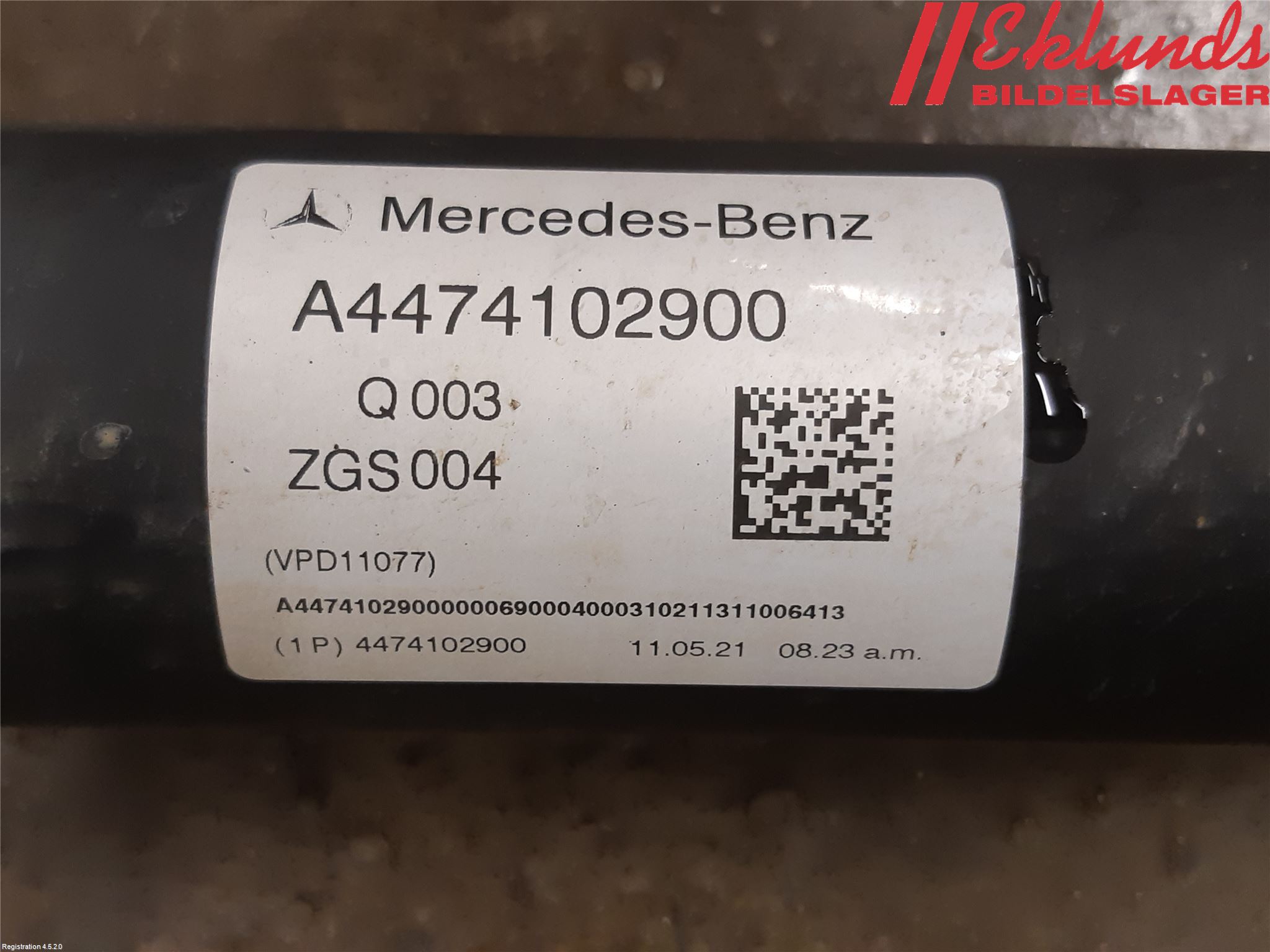 Mercedes-Benz MB VITO/V-KLASS (W640,W447,W448) 14- Mellanaxel Komp