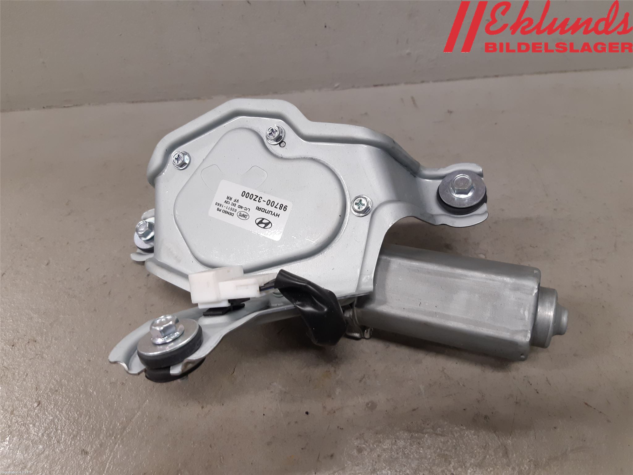 Hyundai i40 08-15 Torkarmotor Baklucka