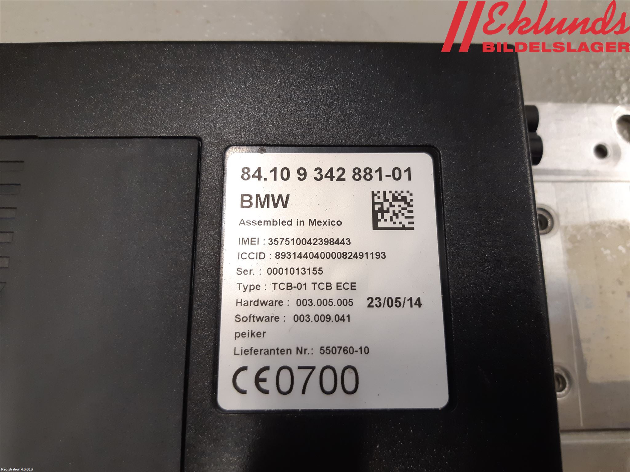 BMW 4 F32/F33/F82/F83 13-20 Styrenhet Övrigt