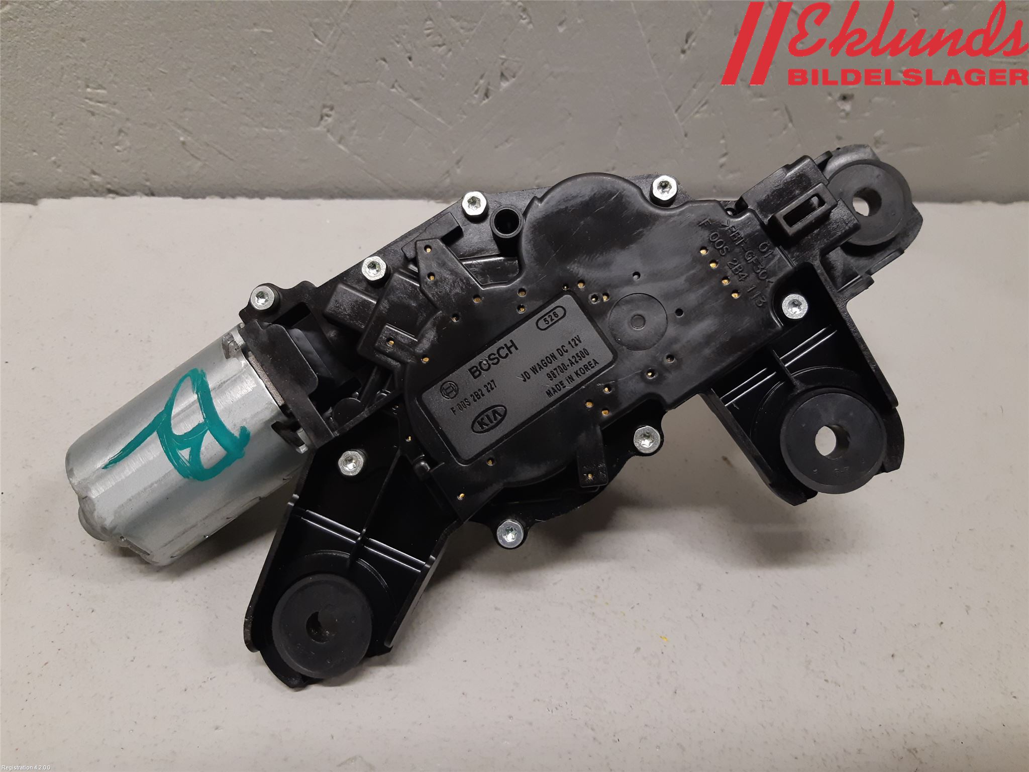 Kia CEED 12-18 Torkarmotor Baklucka
