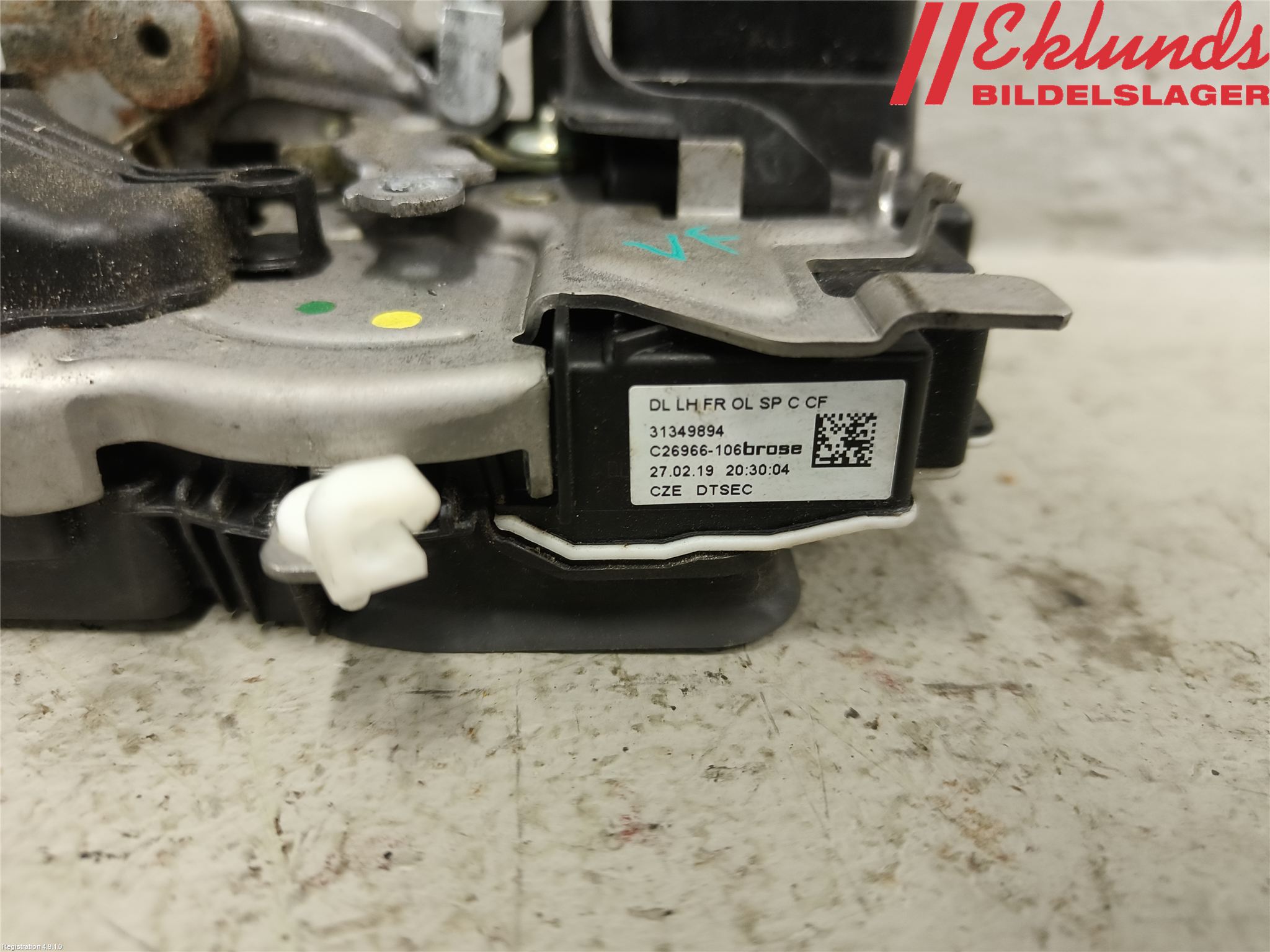 Volvo XC60 18- Låskista-Dörrlås