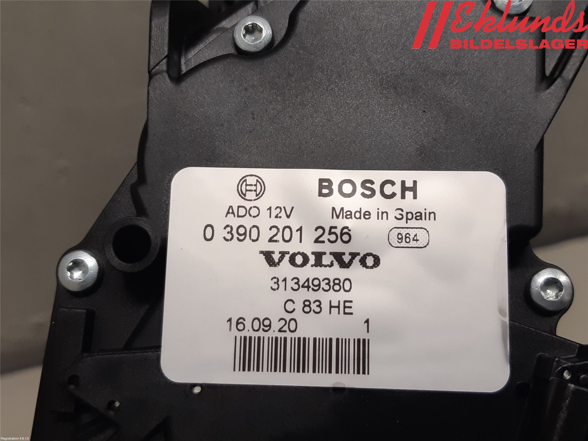 Volvo XC90/RECHARGE 16- Torkarmotor Baklucka