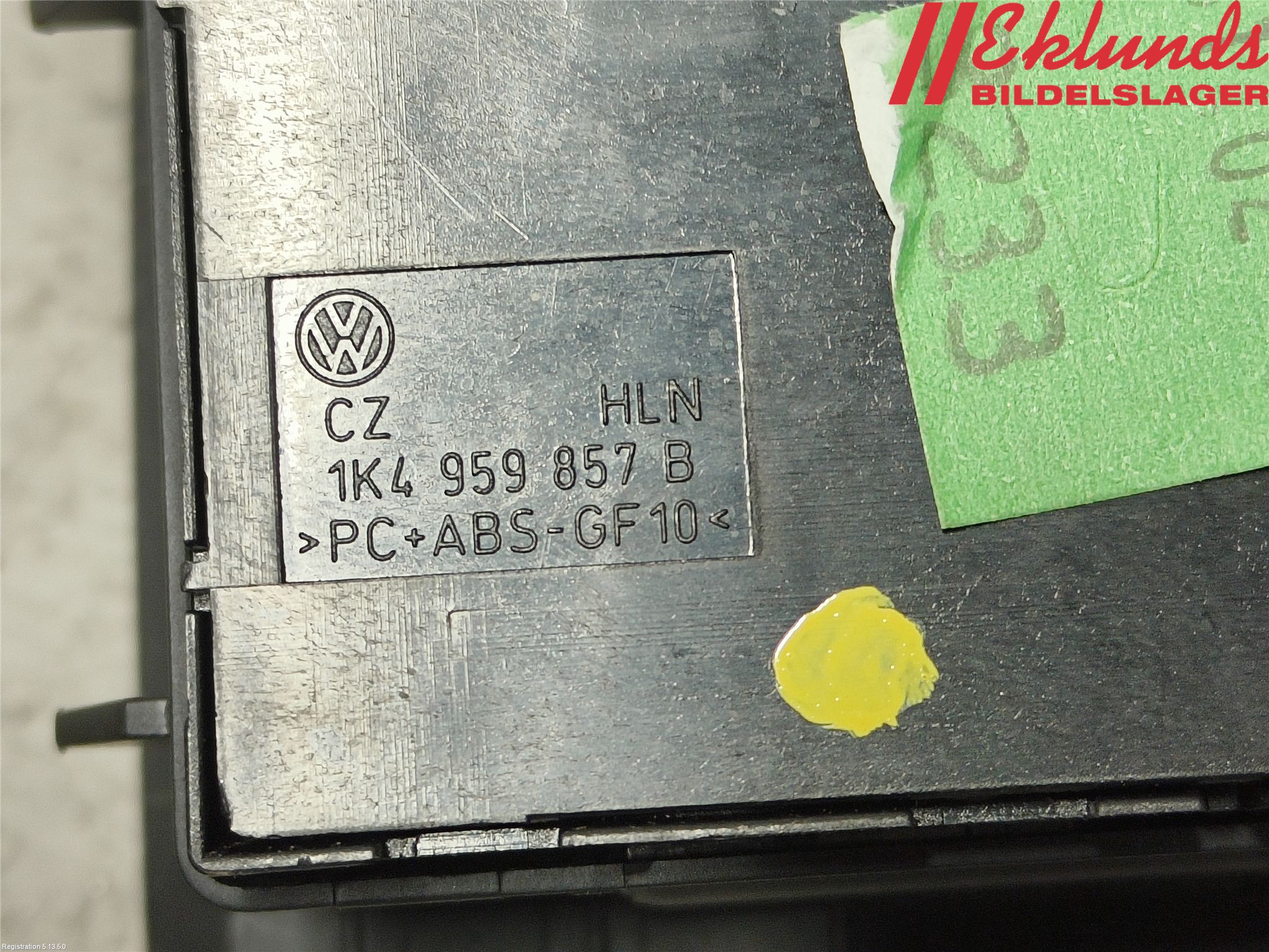 Volkswagen VW PASSAT 11-14 Strömställare Elhiss