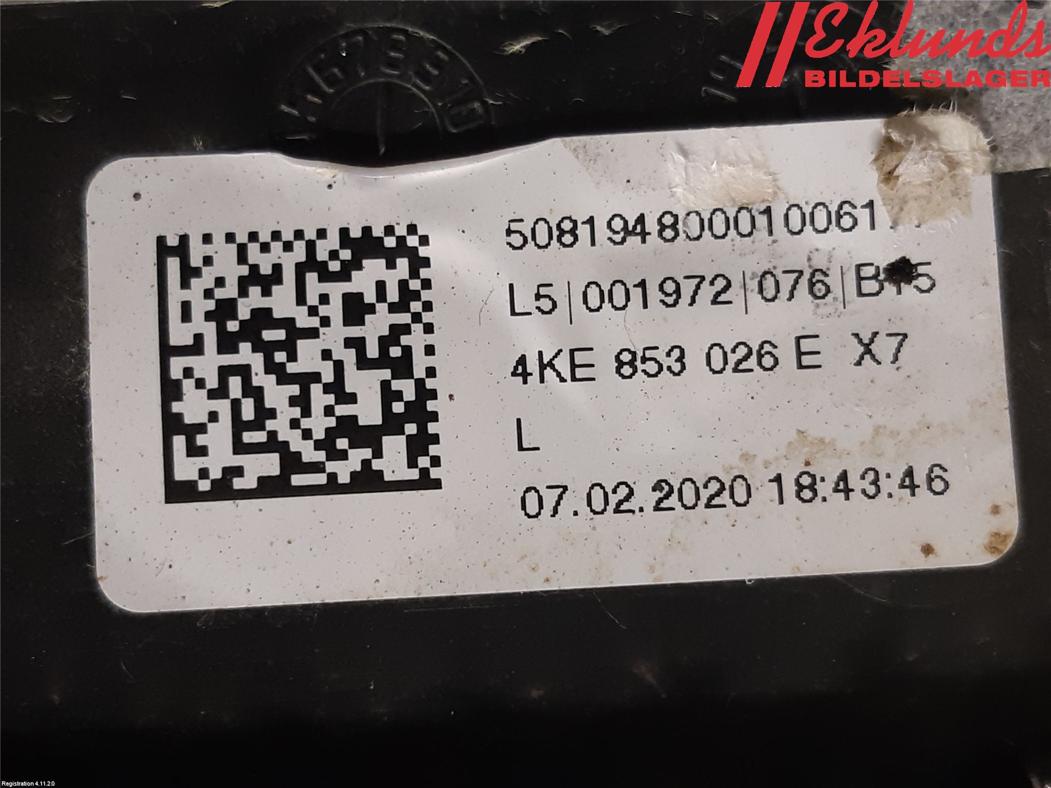 Audi E-TRON, S GE 19- Dörr Dekorlist Bak Hö