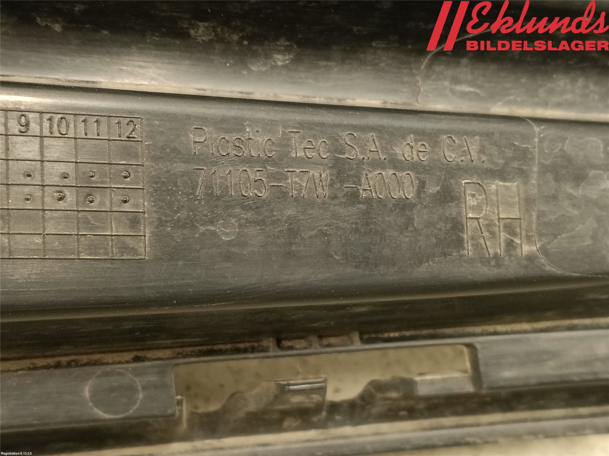 Honda HR-V 15-21 Stöt Utfyllnad-List-Grill