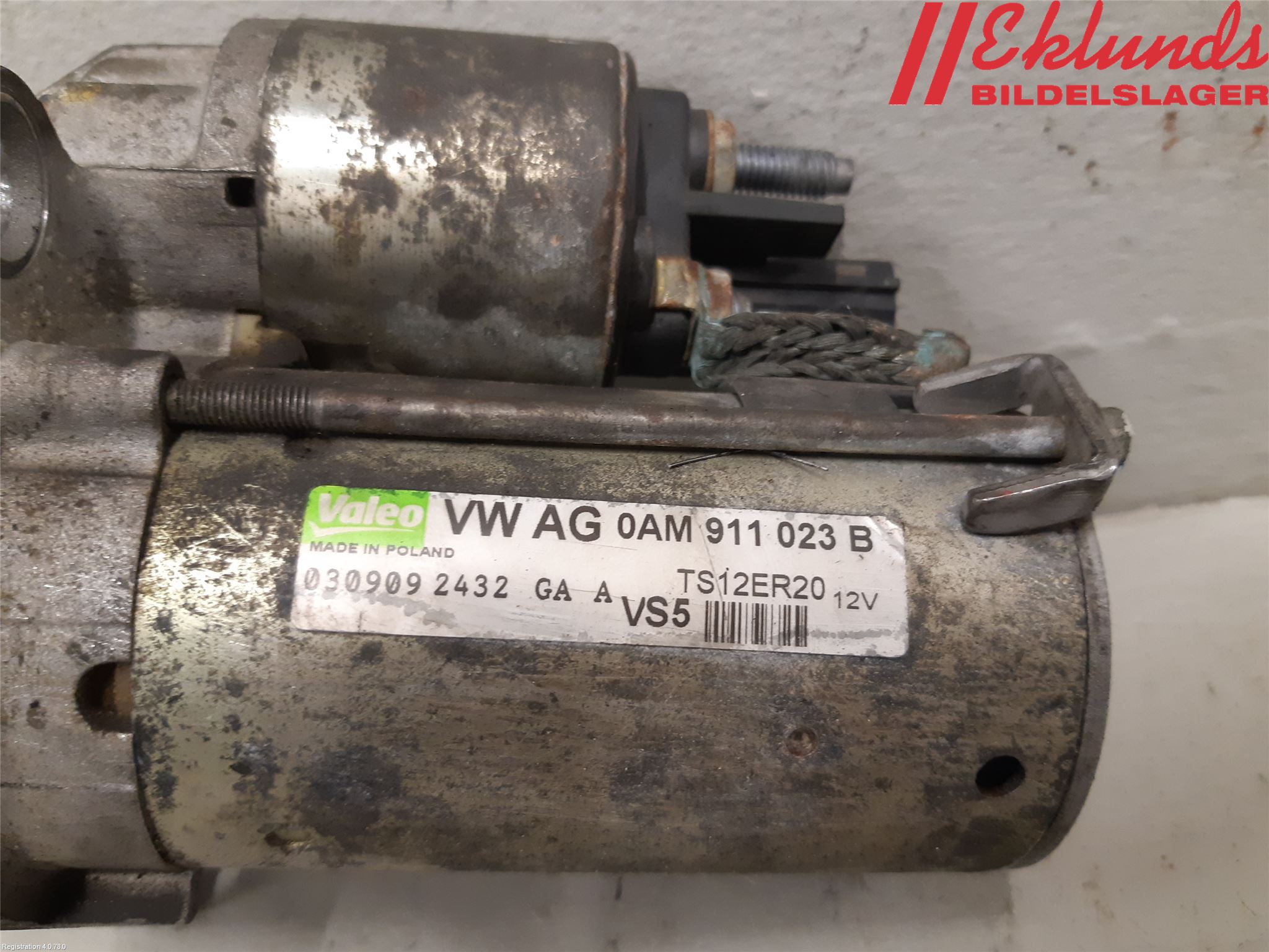 Volkswagen VW TOURAN 03-10 Startmotor