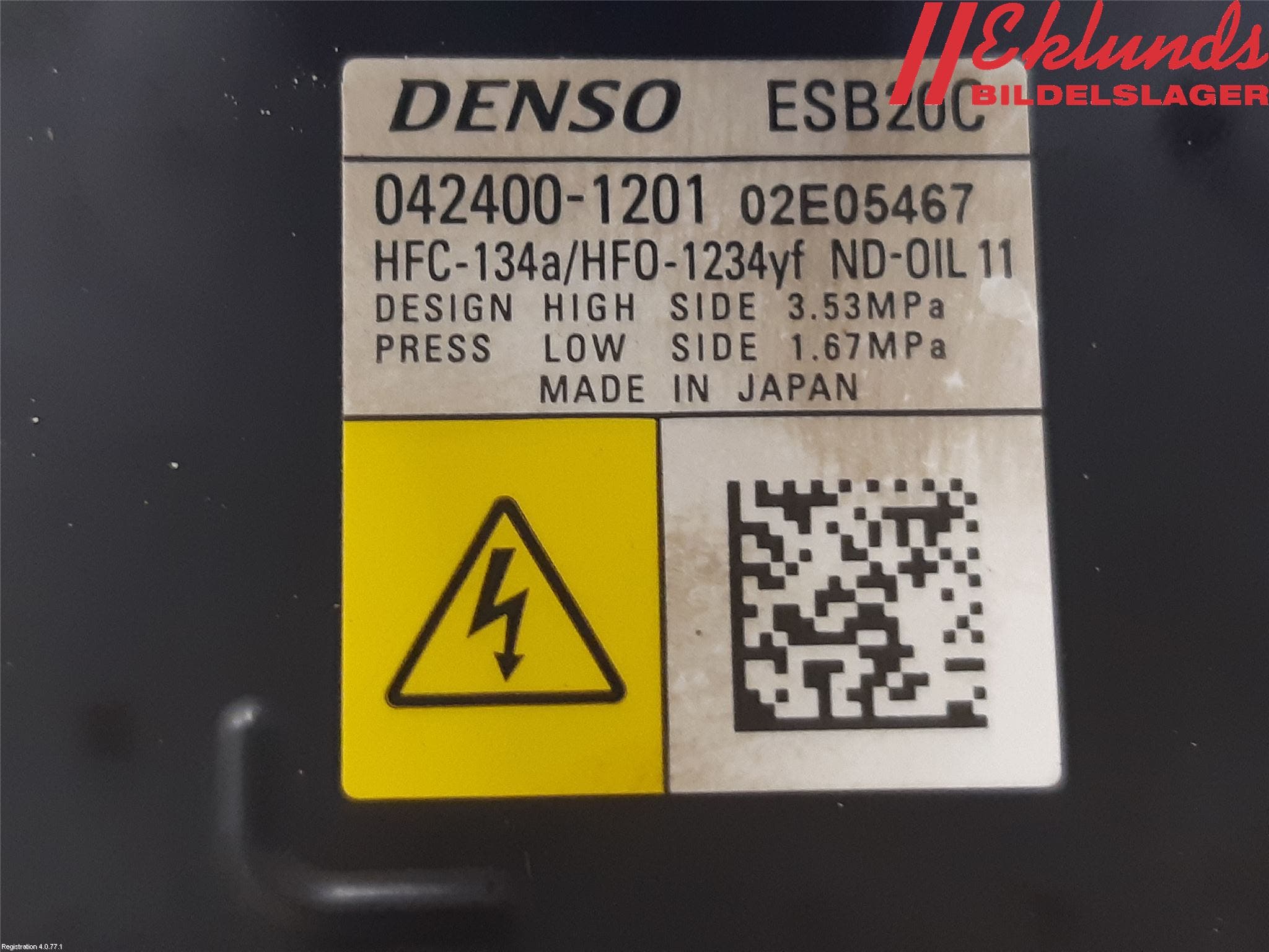 Toyota COROLLA 19- Ac Kompressor