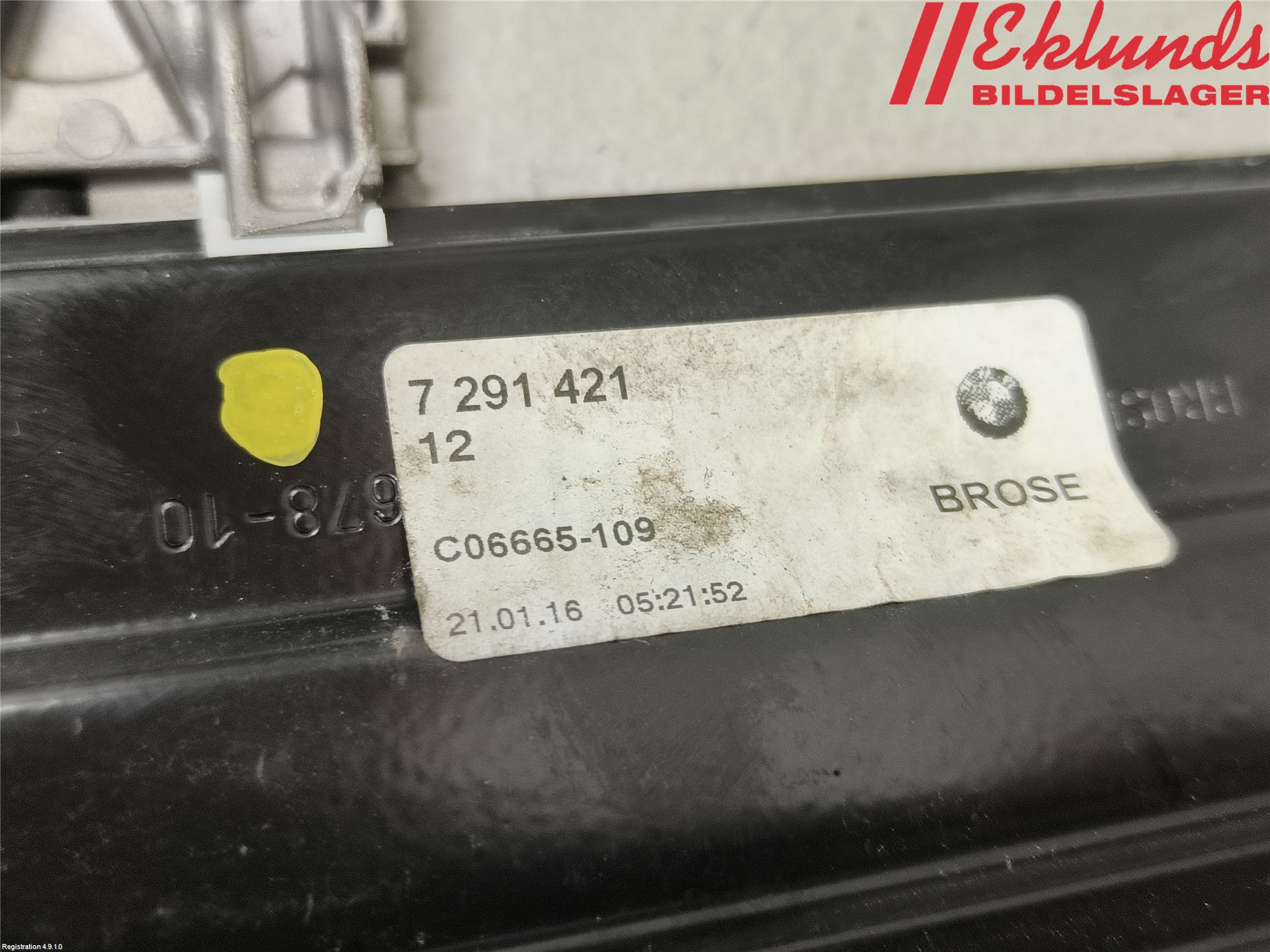 BMW 3 GT F34 13-19 Fönsterhiss El Kompl